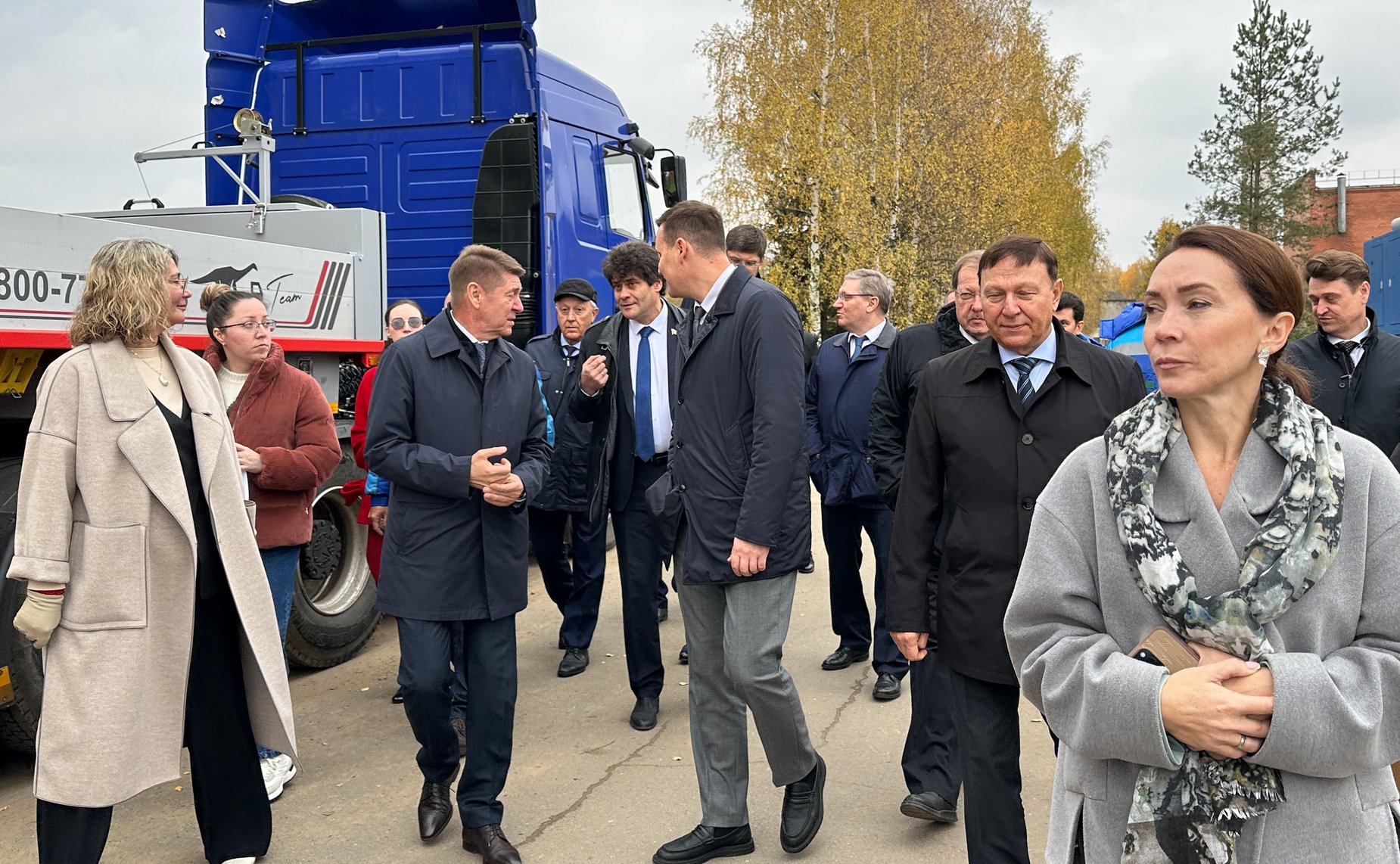 Сенаторы осмотрели городские канализационные очистные сооружения