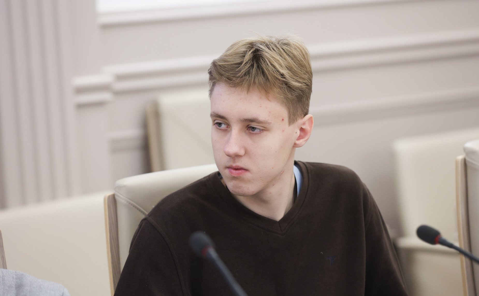 Встреча Анатолия Артамонова со студентами Государственного университета управления