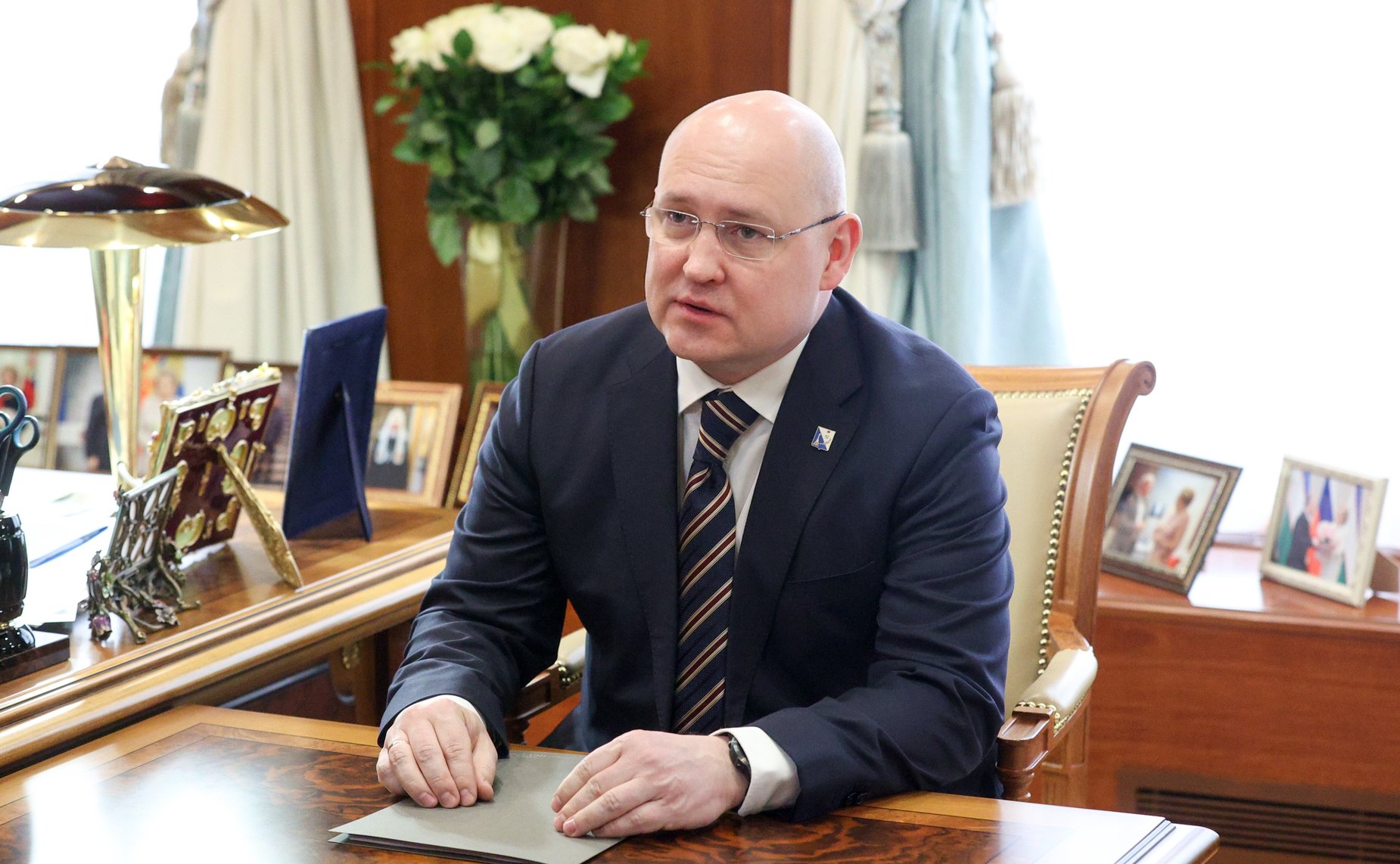 Встреча Председателя Совета Федерации Валентины Матвиенко с Губернатором Севастополя Михаилом Развожаевым