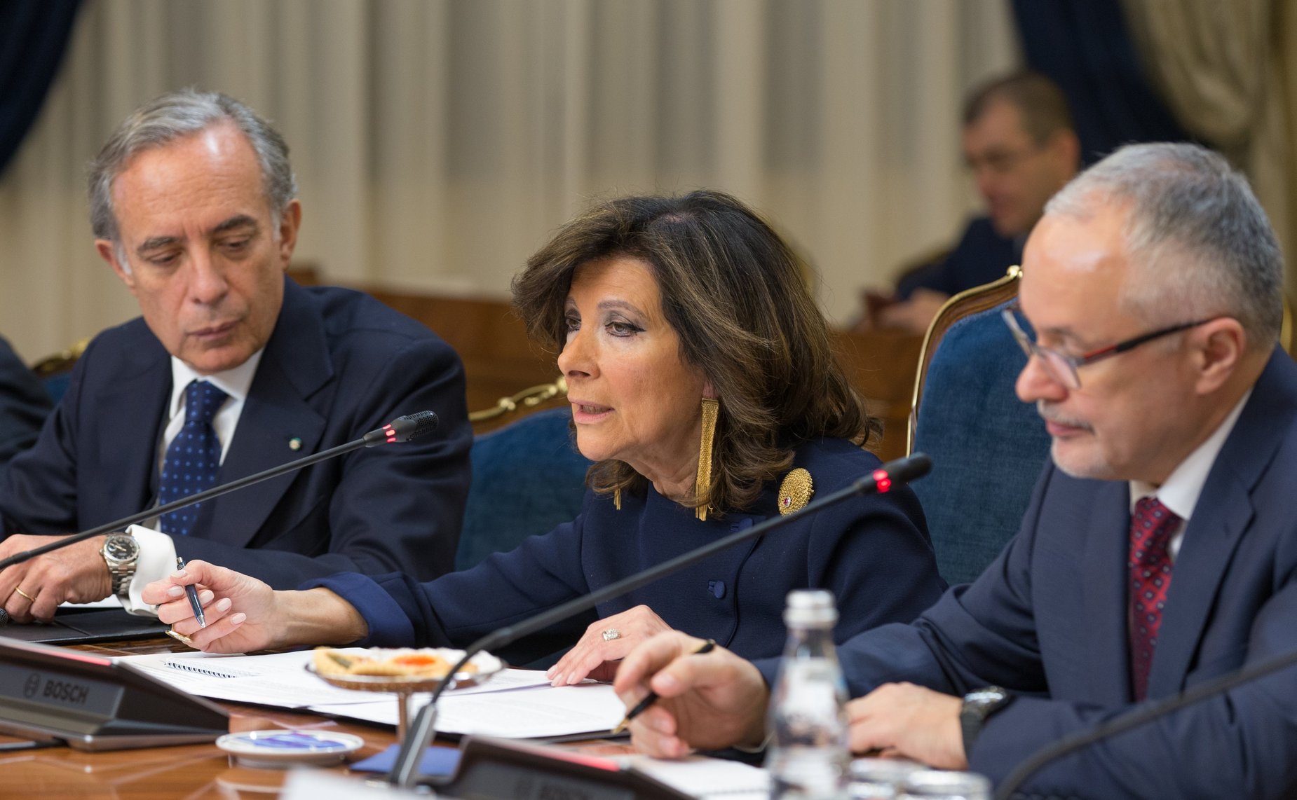 Встреча Председателя СФ Валентины Матвиенко с Председателем Сената Итальянской Республики Марией Элизабеттой Альберти Казеллати