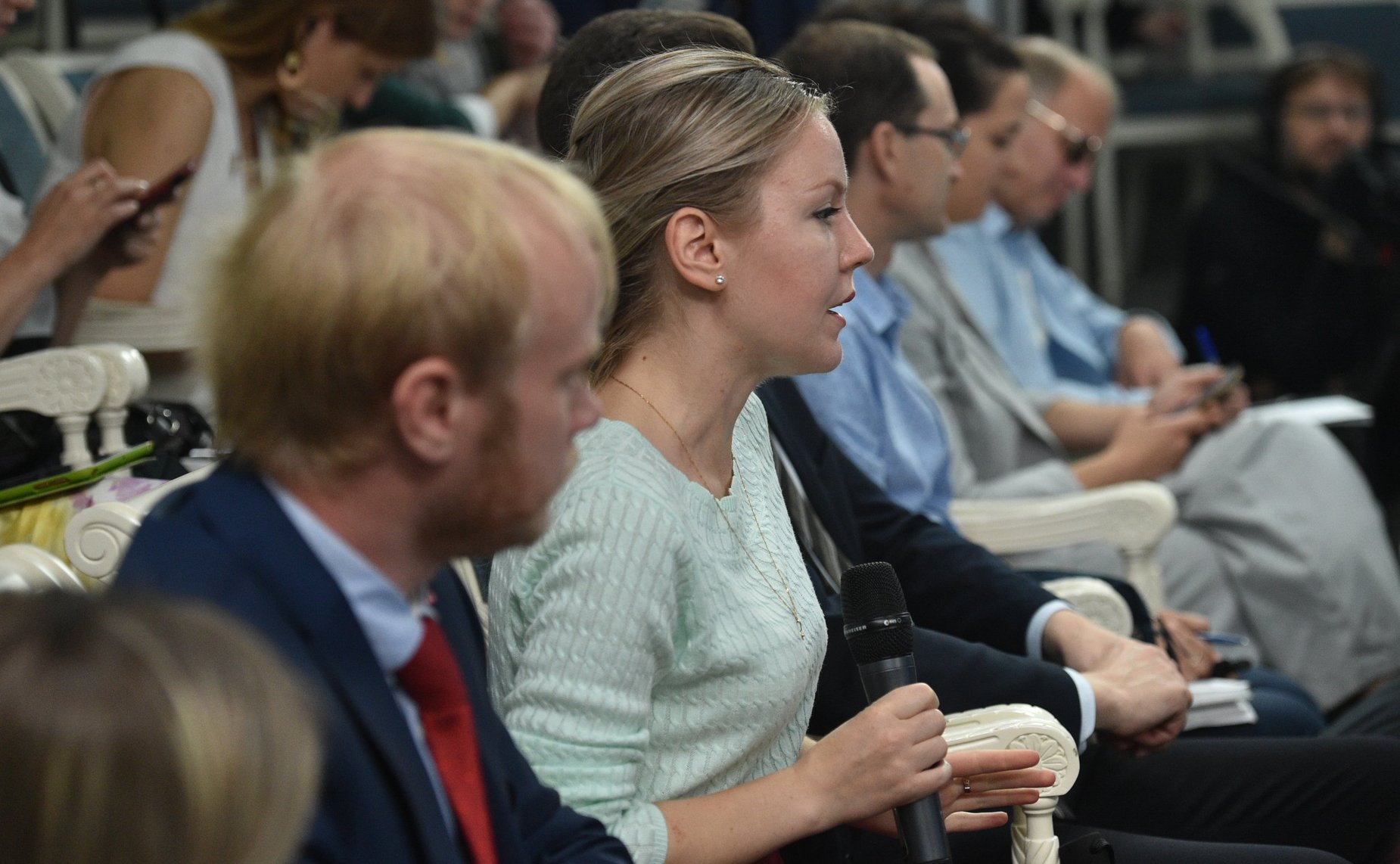 Пресс-конференция Председателя Совета Федерации В. Матвиенко по итогам весенней сессии Совета Федерации