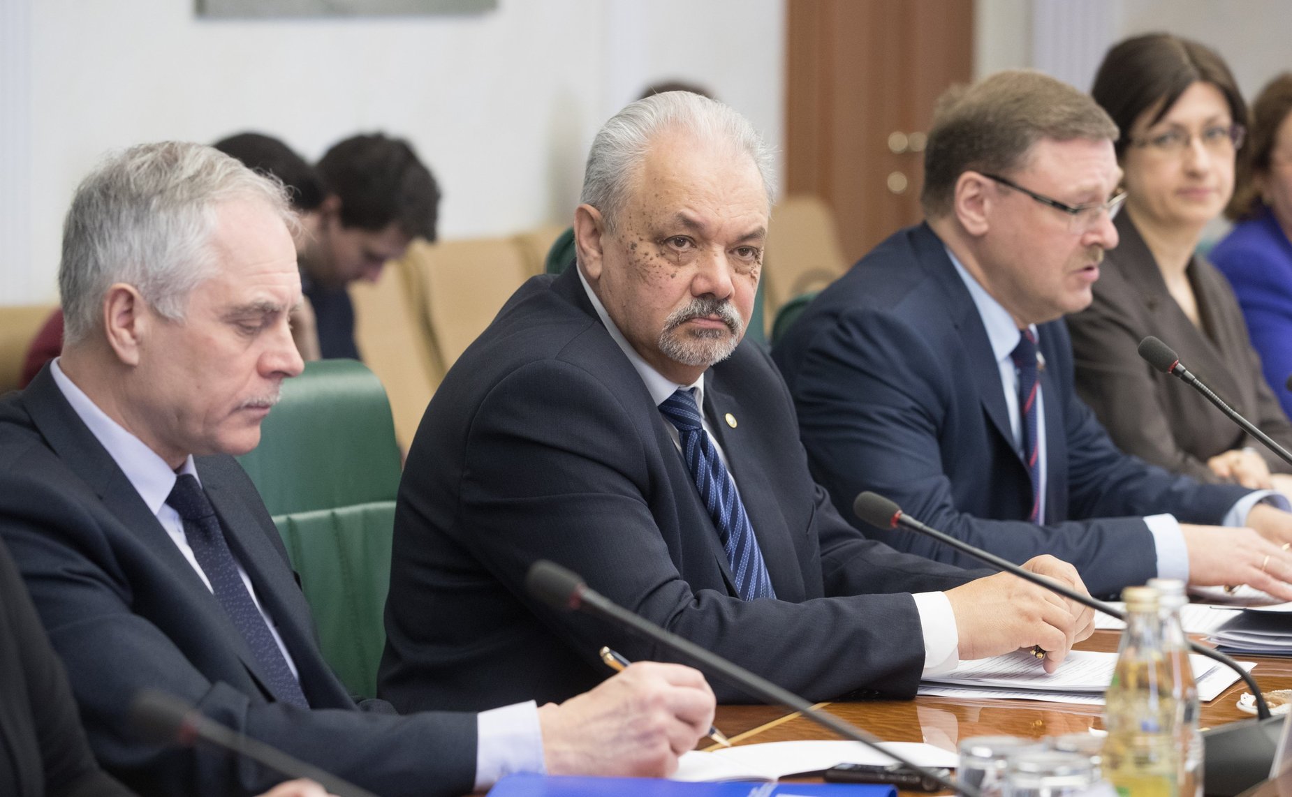 Встреча К. Косачева с наблюдателями от МПА СНГ