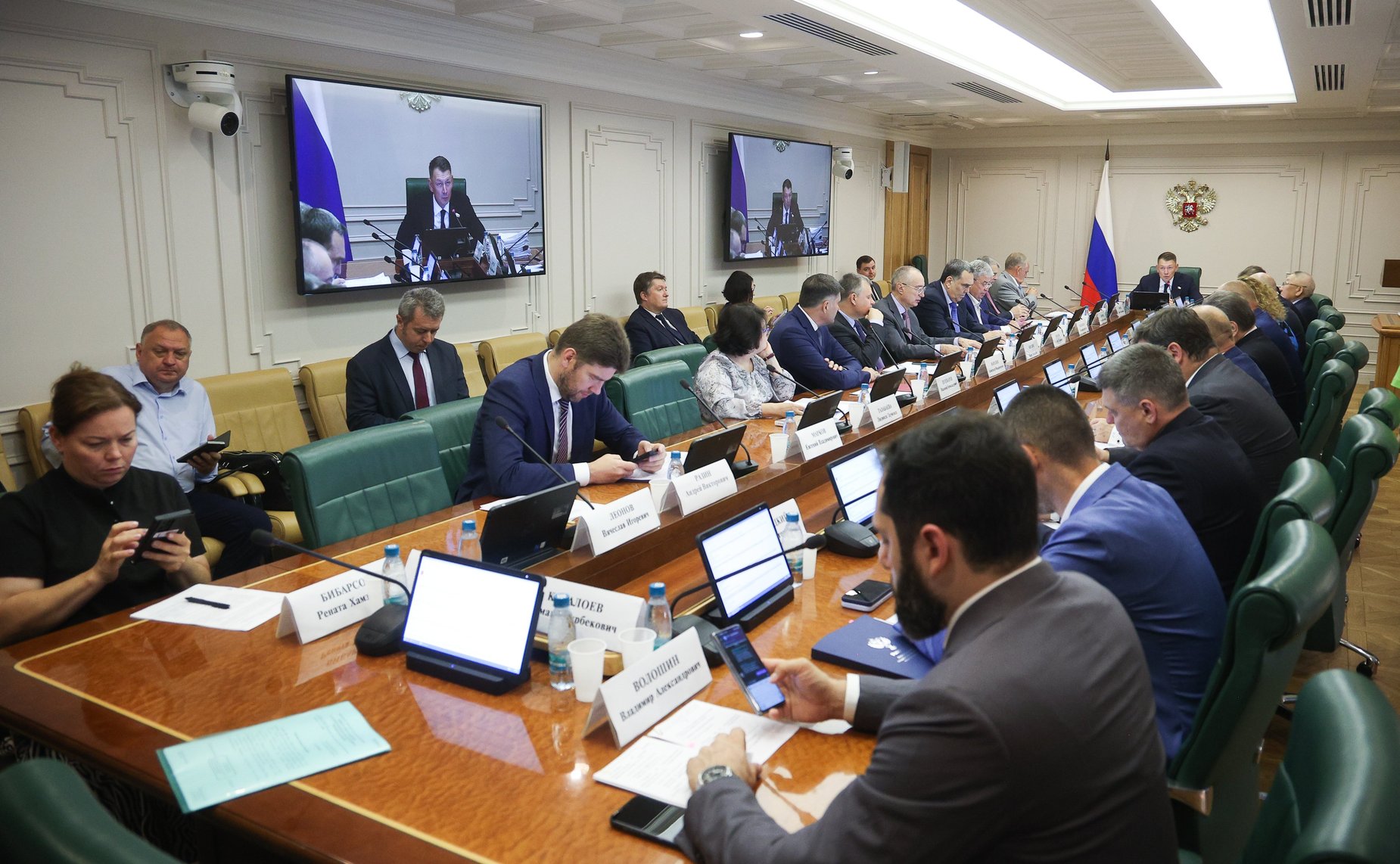 Заседание Комитета Совета Федерации по аграрно-продовольственной политике и природопользованию