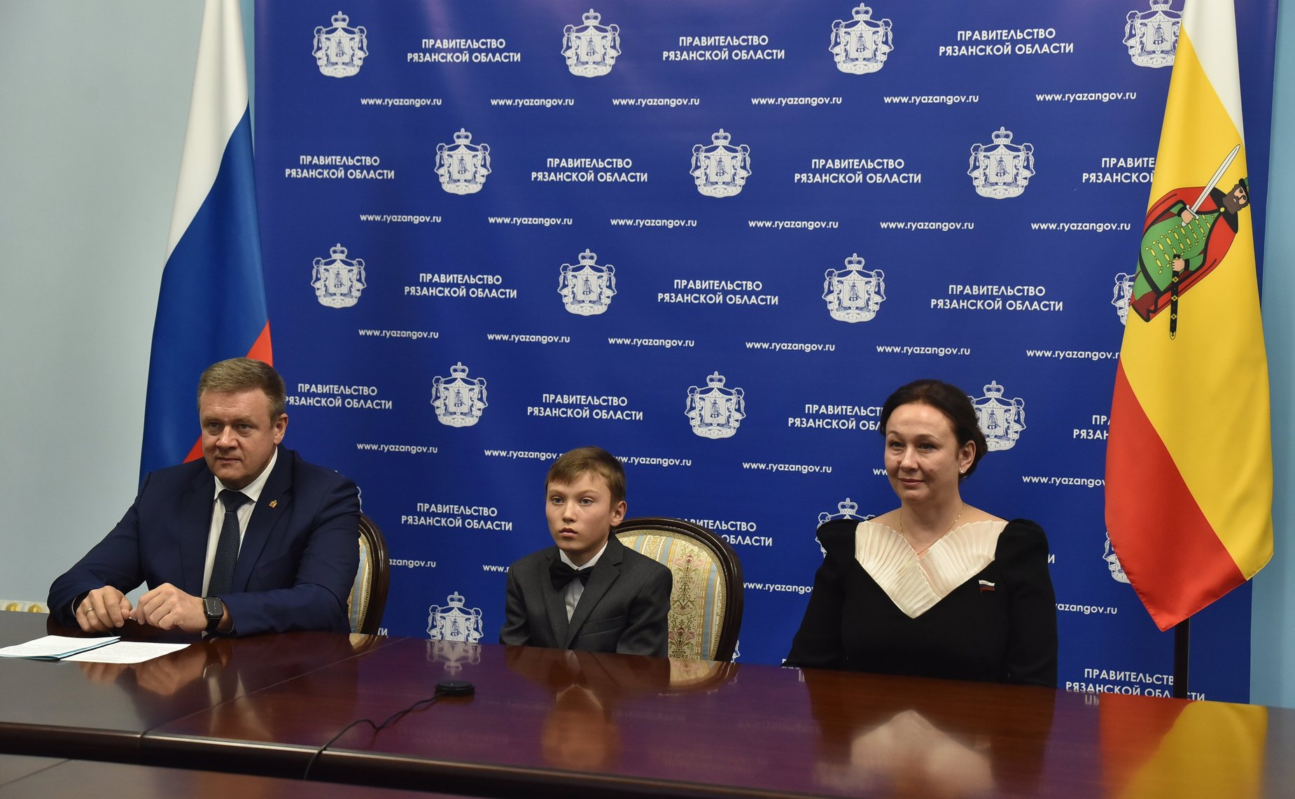 Детям-героям Рязанской области в режиме телемоста вручали медаль Совета Федерации «За проявленное мужество»