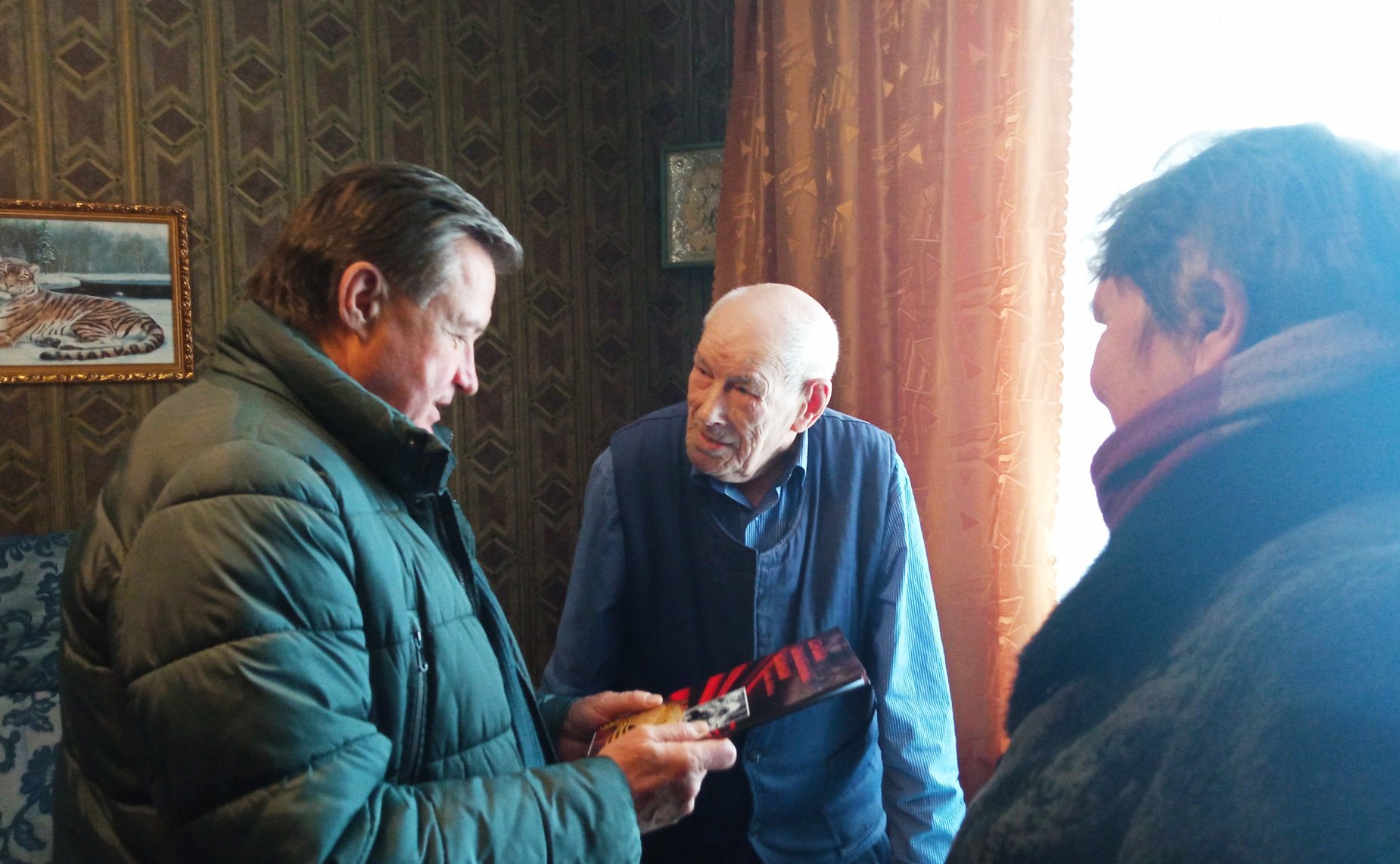 Сергей Рябухин посетил ветеранов в Мелекесском районе Ульяновской области