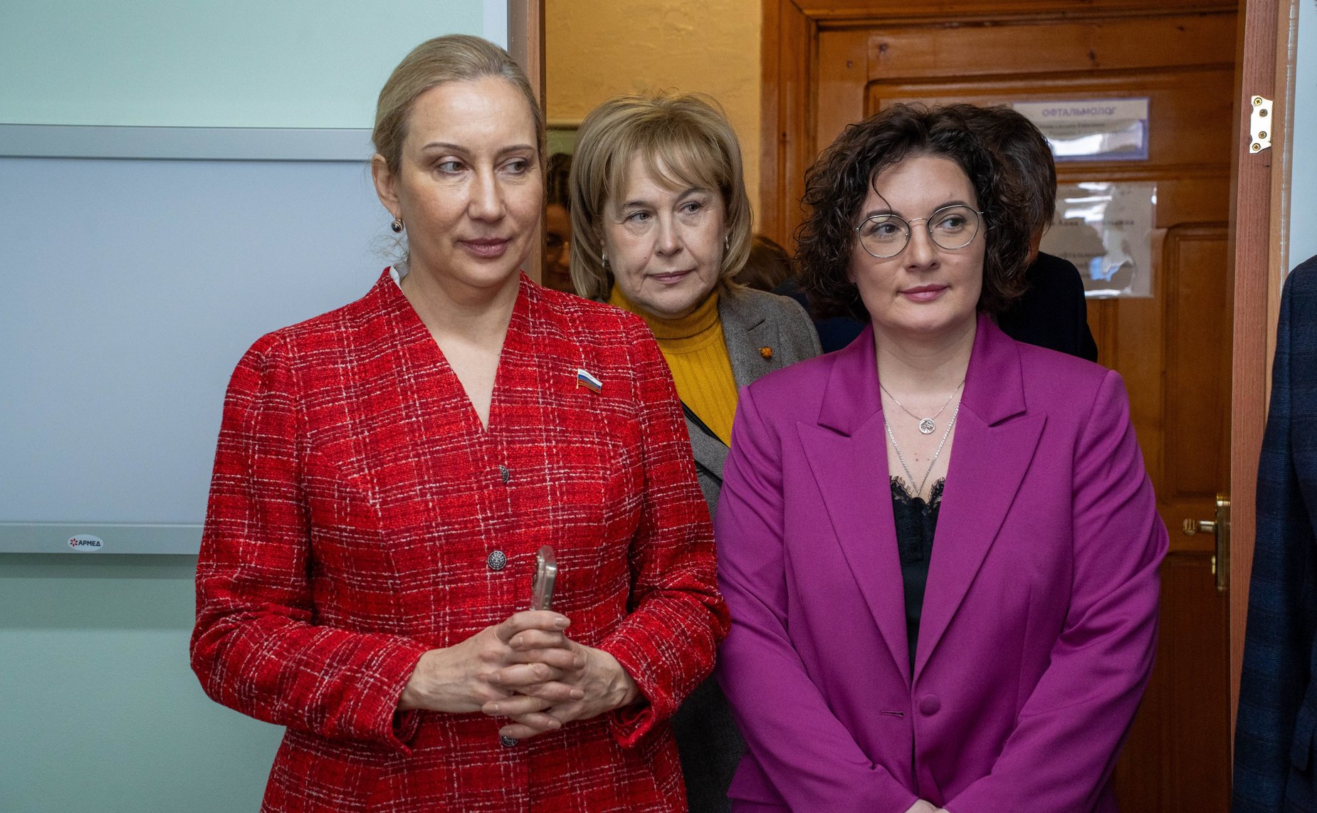 Сенаторы в рамках акции «Сахар под контролем» посетили региональный эндокринологический центр в ОГБУЗ «Валдгеймская центральная районная больница»