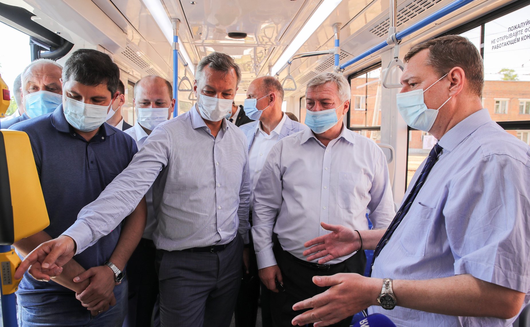 Андрей Яцкин в ходе рабочей поездки в регион ознакомился с ходом работ по реновации городской среды Таганрога