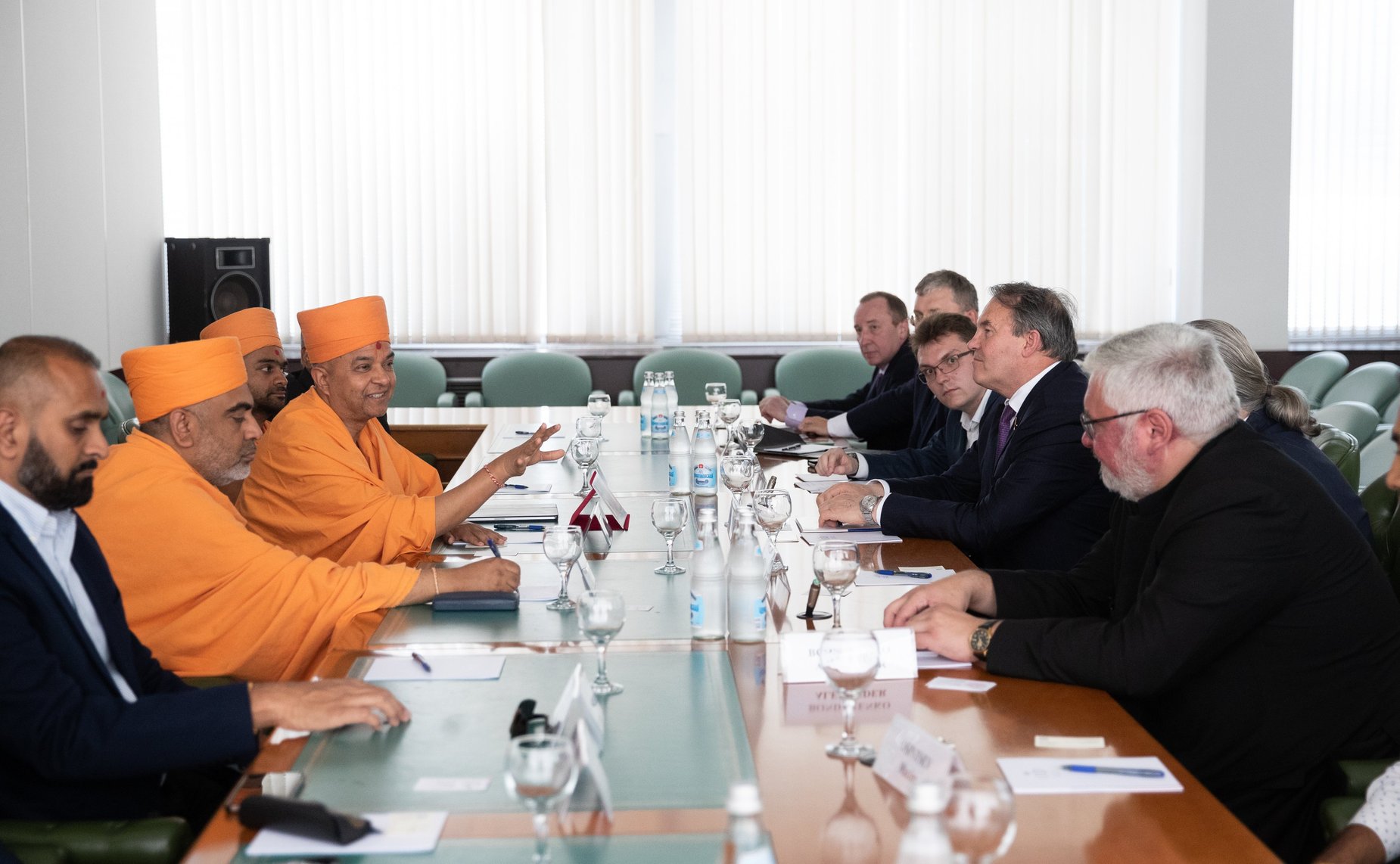 Встреча Игоря Морозова с делегацией Республики Индия