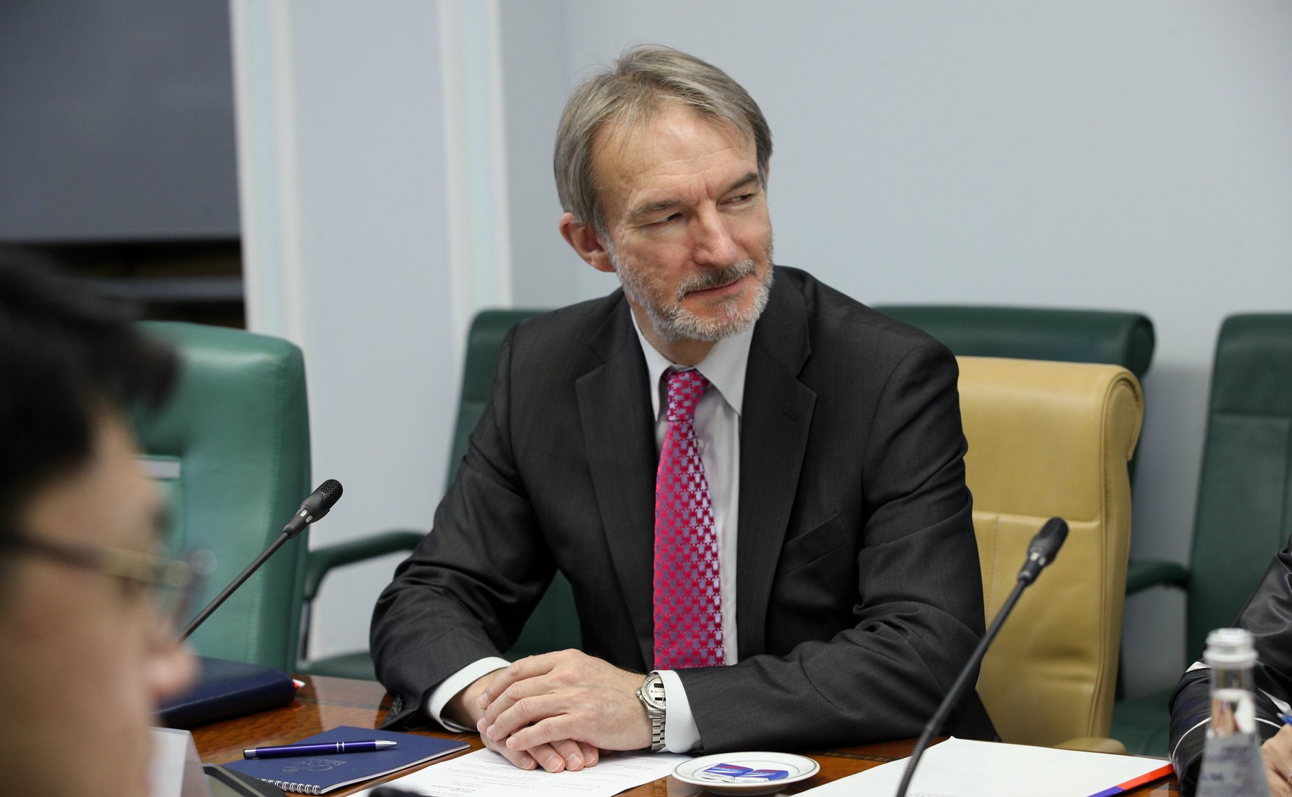 Встреча заместителя Председателя СФ Константина Косачева с членом Великого Государственного Хурала Монголии, Вице-премьером, Министром экономики и развития Монголии