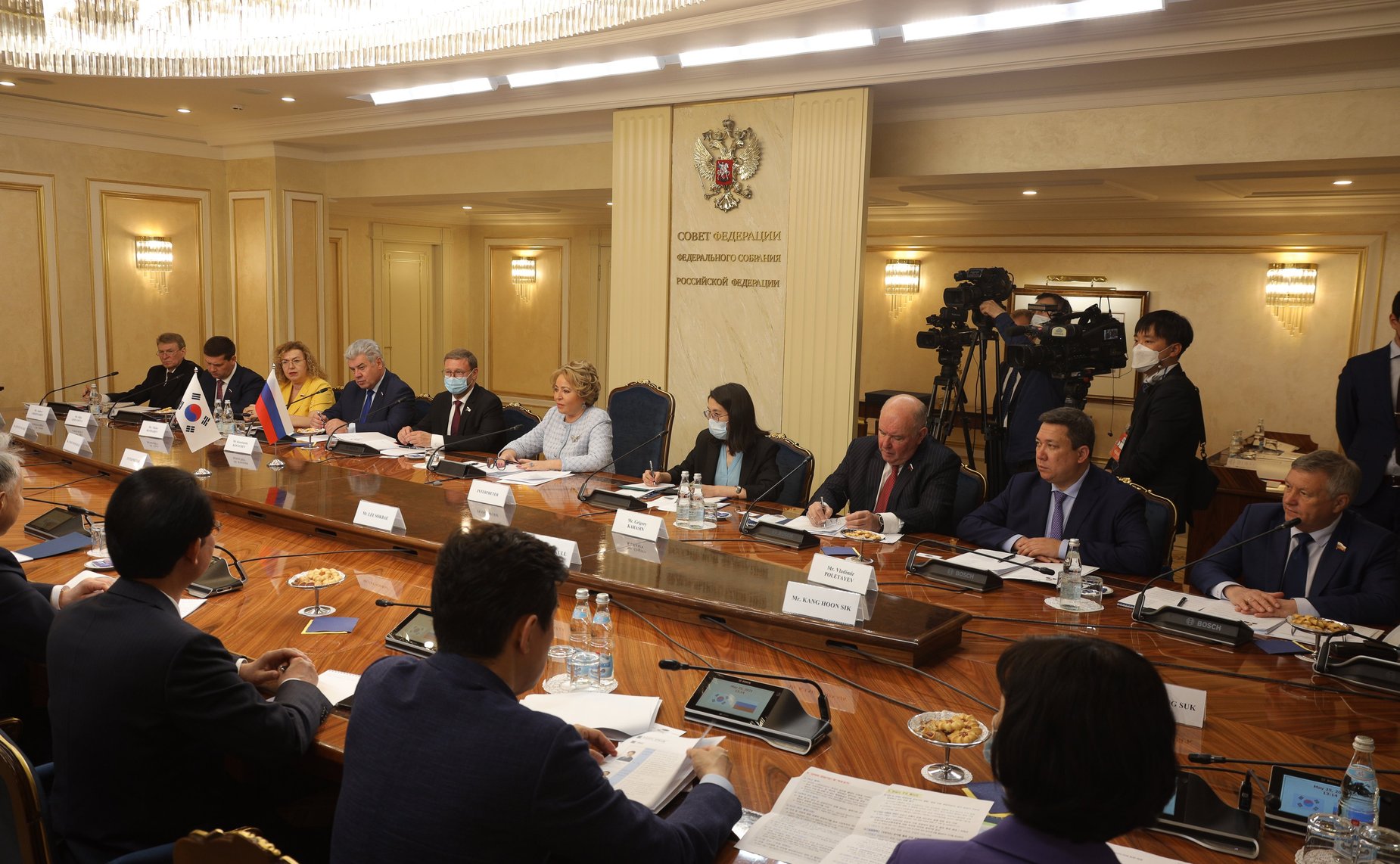 Встреча Валентины Матвиенко с Председателем Национального собрания Республики Корея