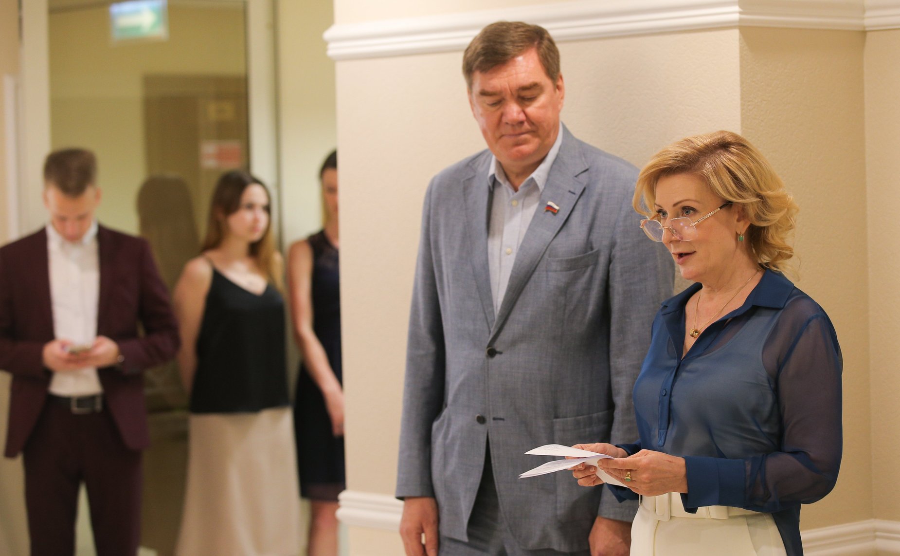 Инна Святенко открыла в Совете Федерации фотовыставку «Вижу. Слышу»