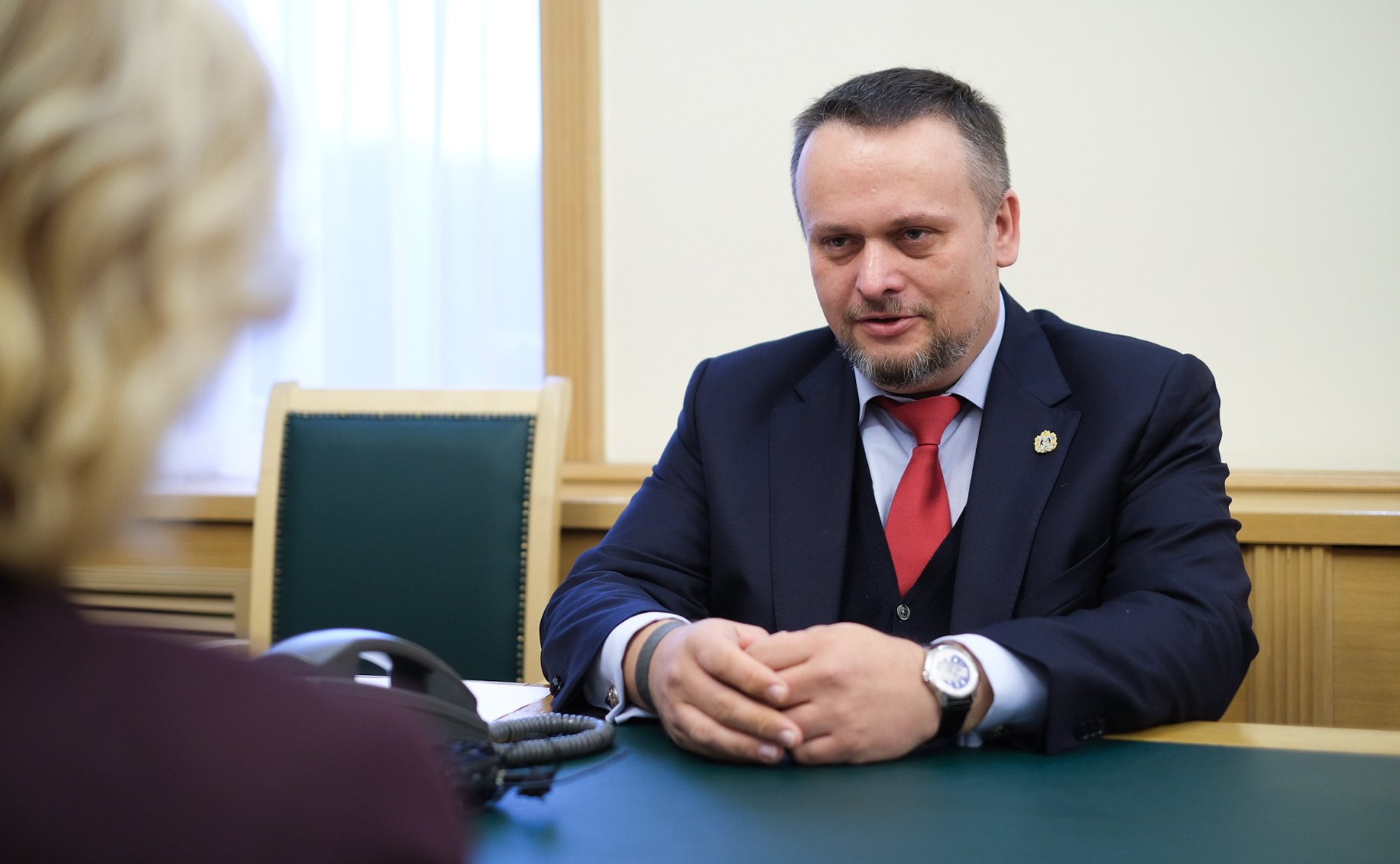 Встреча заместителя Председателя Совета Федерации Инны Святенко с губернатором Новгородской области Андреем Никитиным