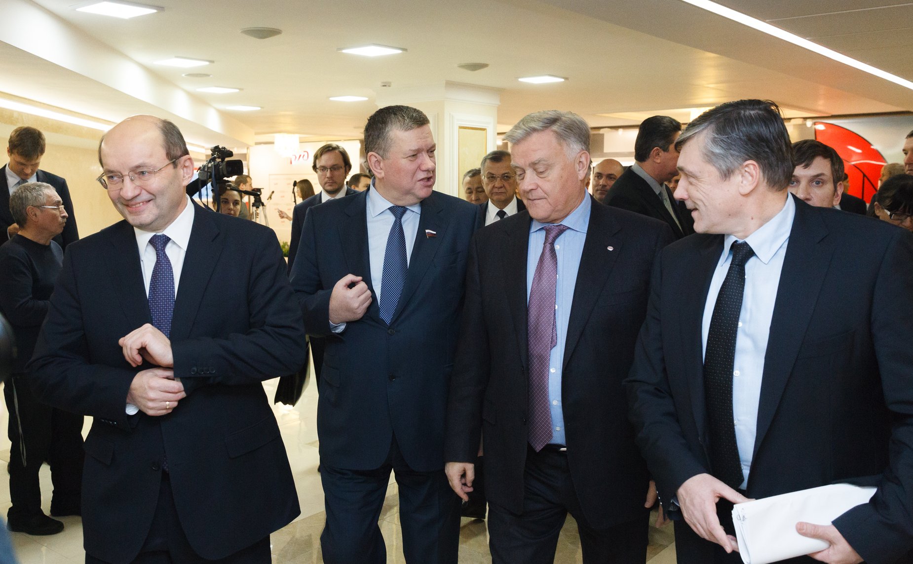 Открытие выставки РЖД в Совете Федерации