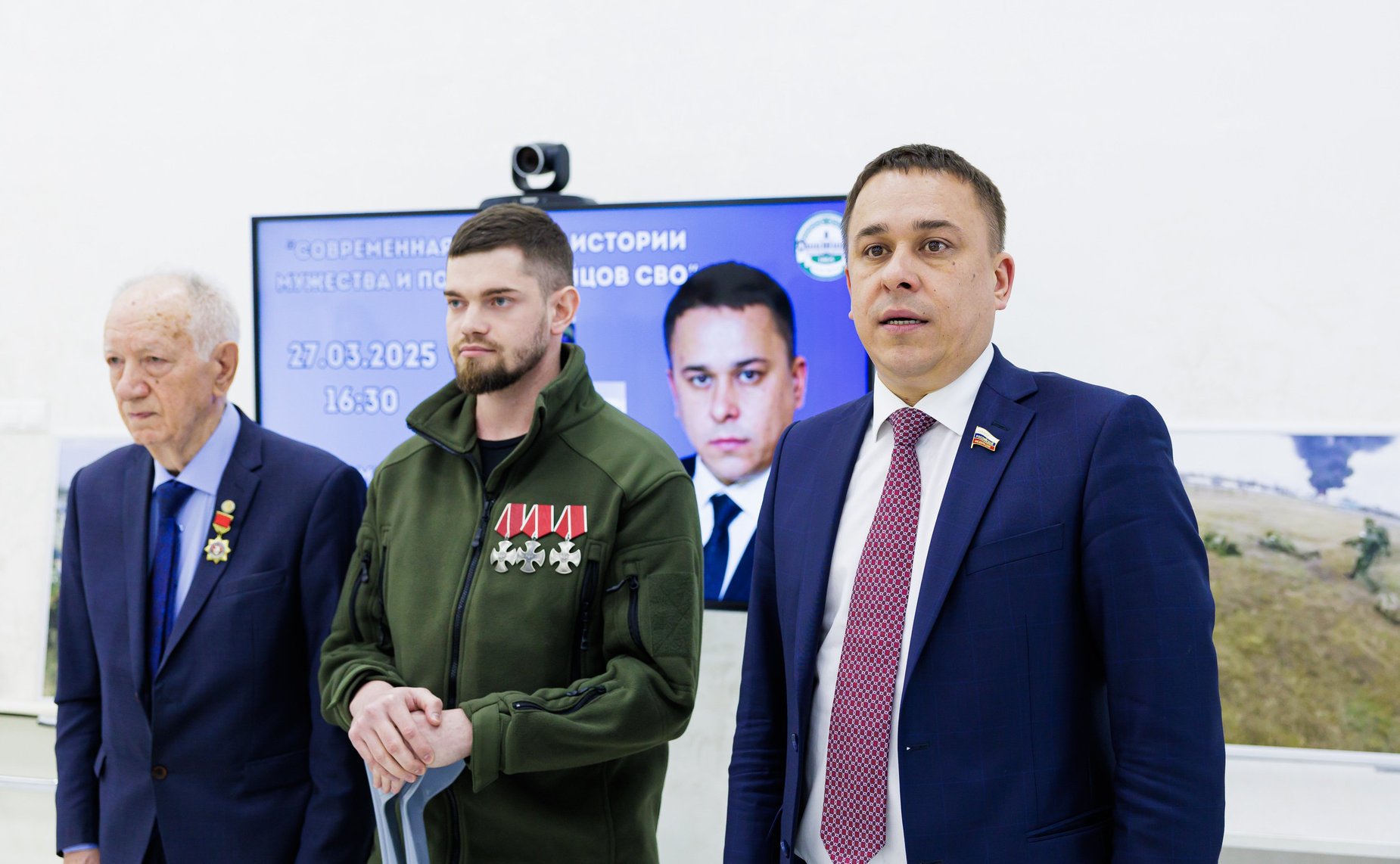 Айрат Гибатдинов представил фотовыставку «Герои Гостомеля» в Тимирязевской академии