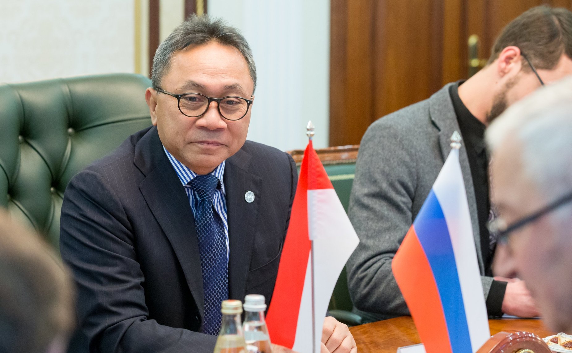 Встреча И. Умаханова с Председателем Народного консультативного конгресса Индонезии З. Хасаном