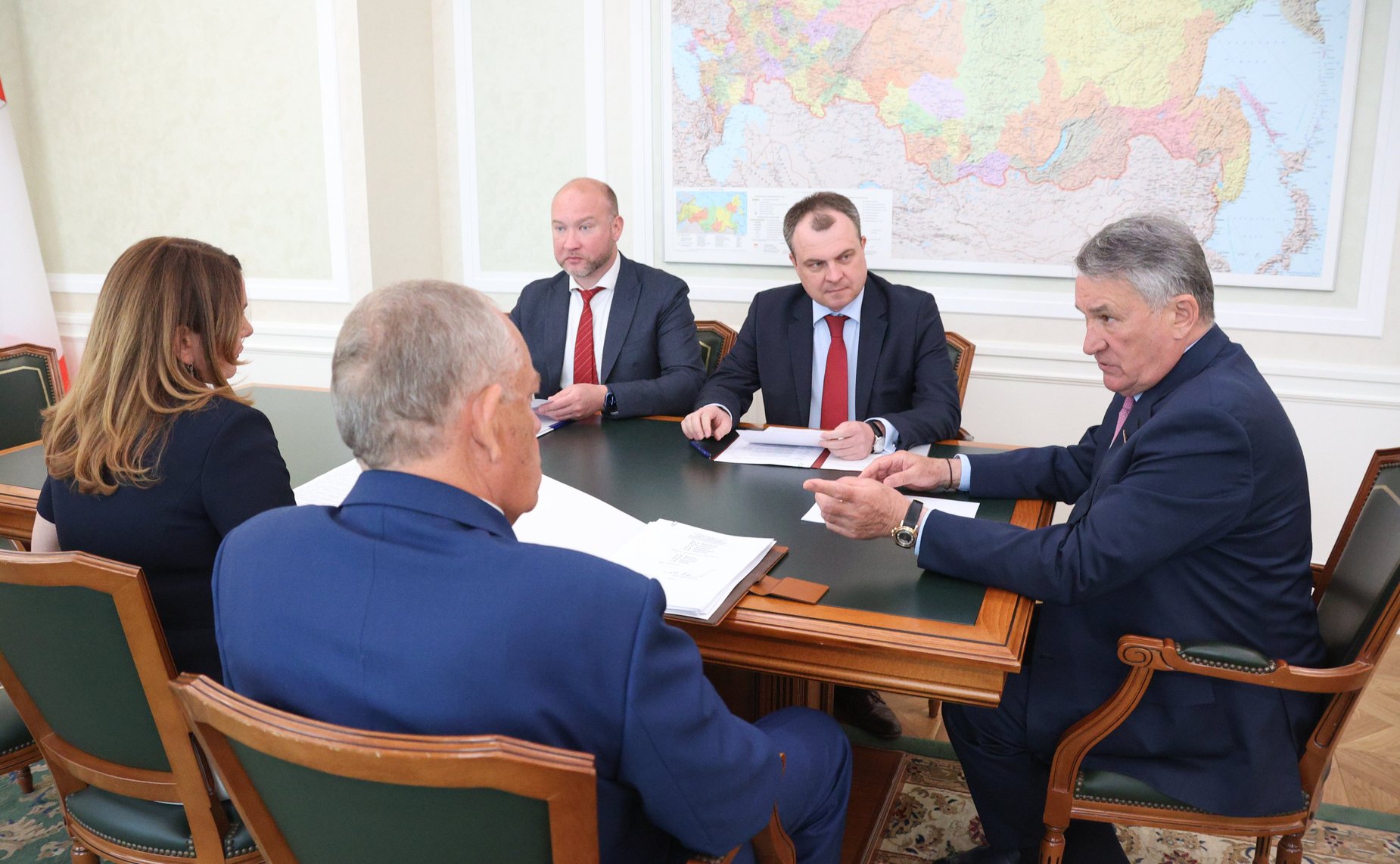 Рабочая встреча заместителя Председателя СФ Юрия Воробьева с Руководителем Федерального агентства по техническому регулированию и метрологии Антоном Шалаевым