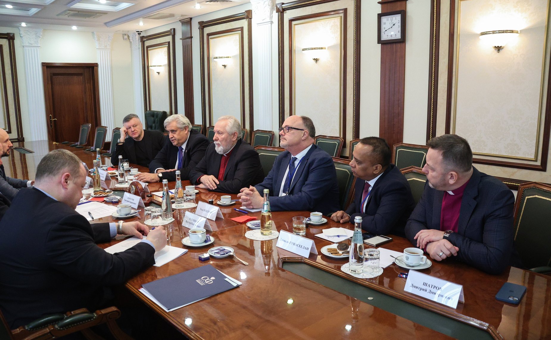 Встреча председателя Комитета СФ по международным делам Григория Карасина с представителями зарубежных религиозных организаций