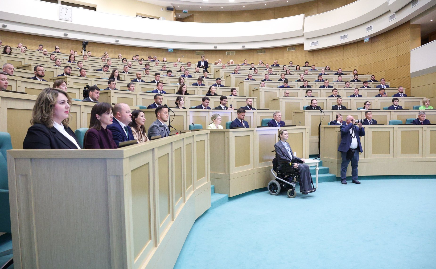Заседание Палаты молодых законодателей при Совете Федерации