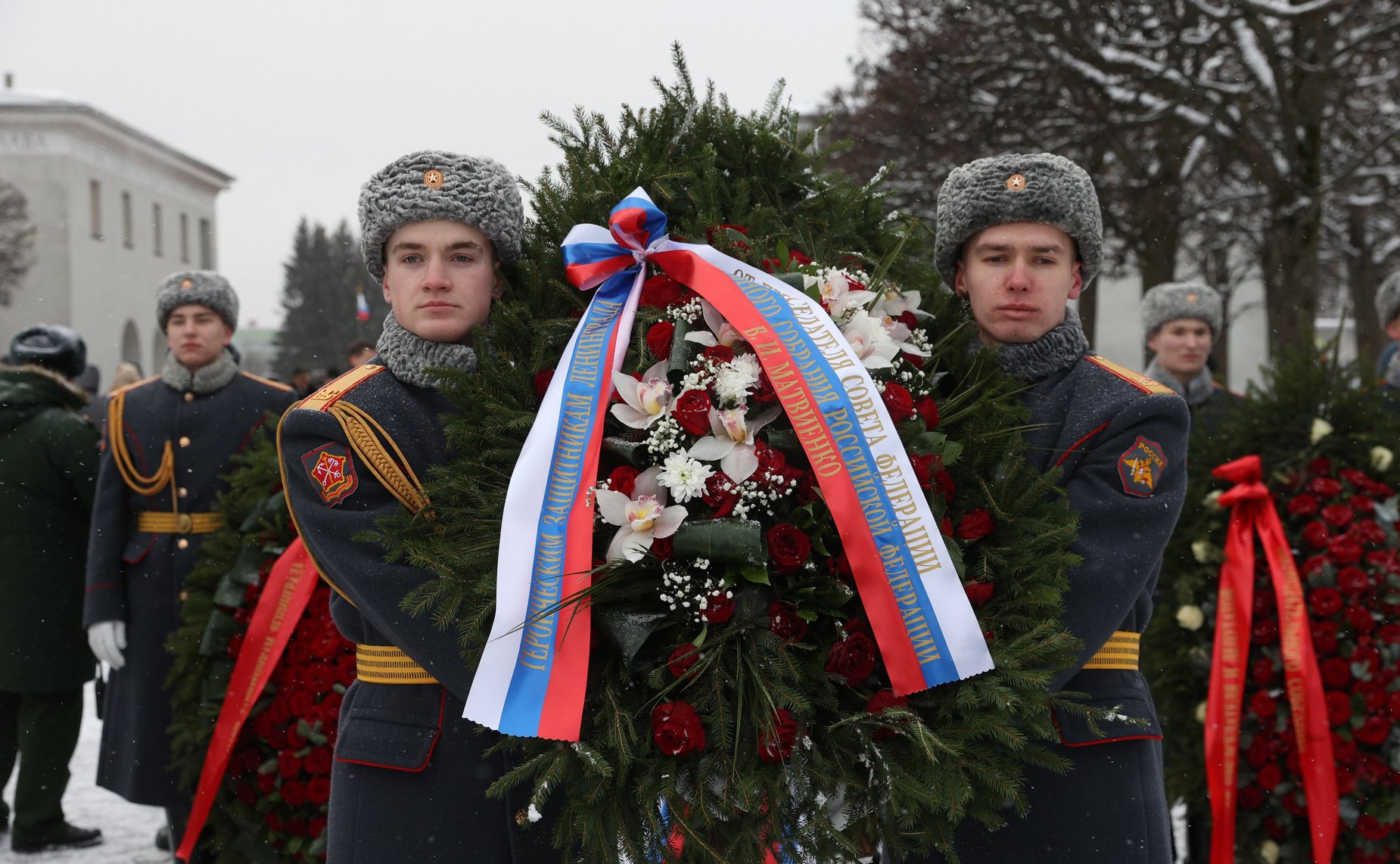 Валентина Матвиенко приняла участие в мероприятиях, посвященных 78-й годовщине полного освобождения Ленинграда от фашистской блокады