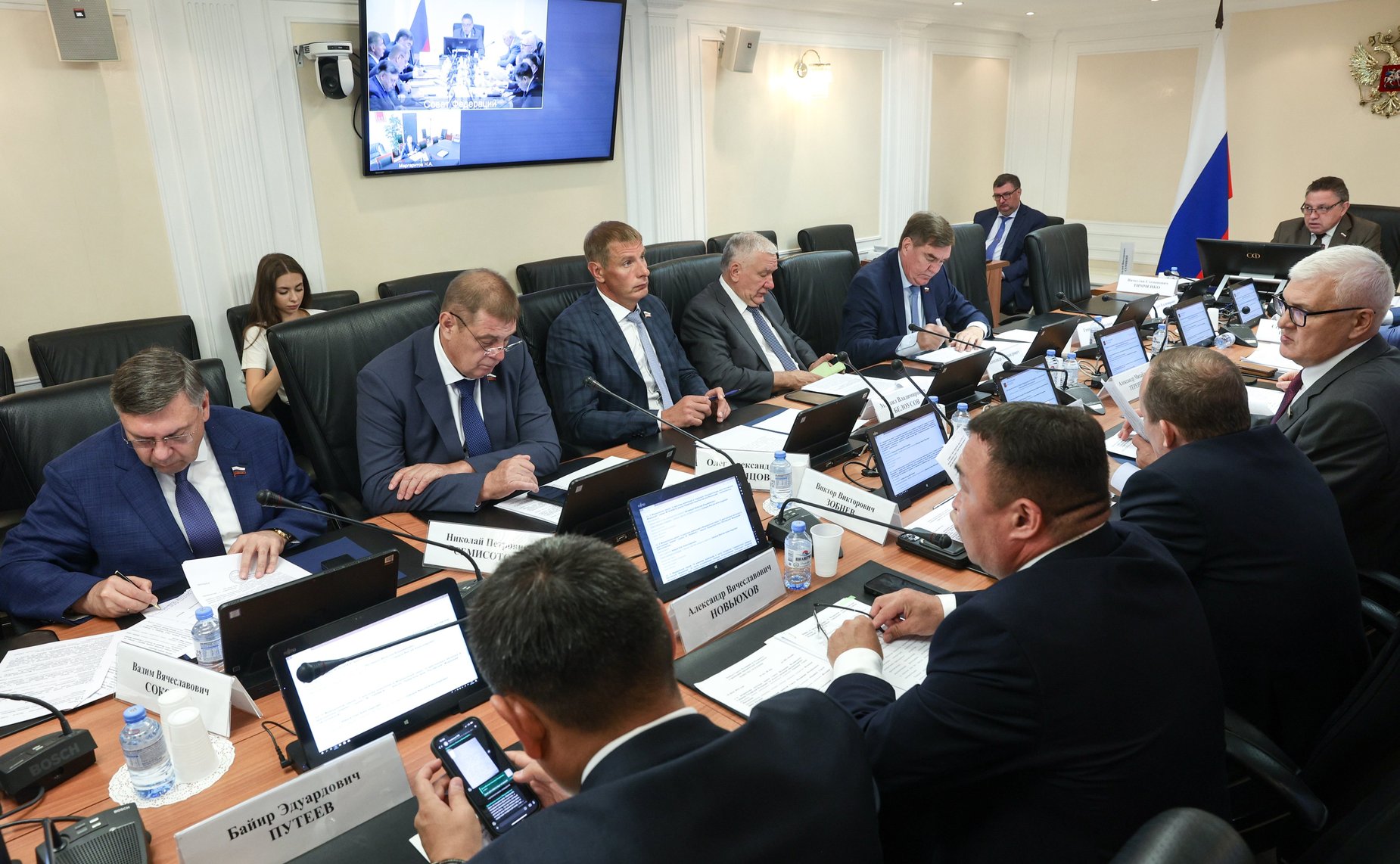 Заседание Комитета Совета Федерации по Регламенту и организации парламентской деятельности