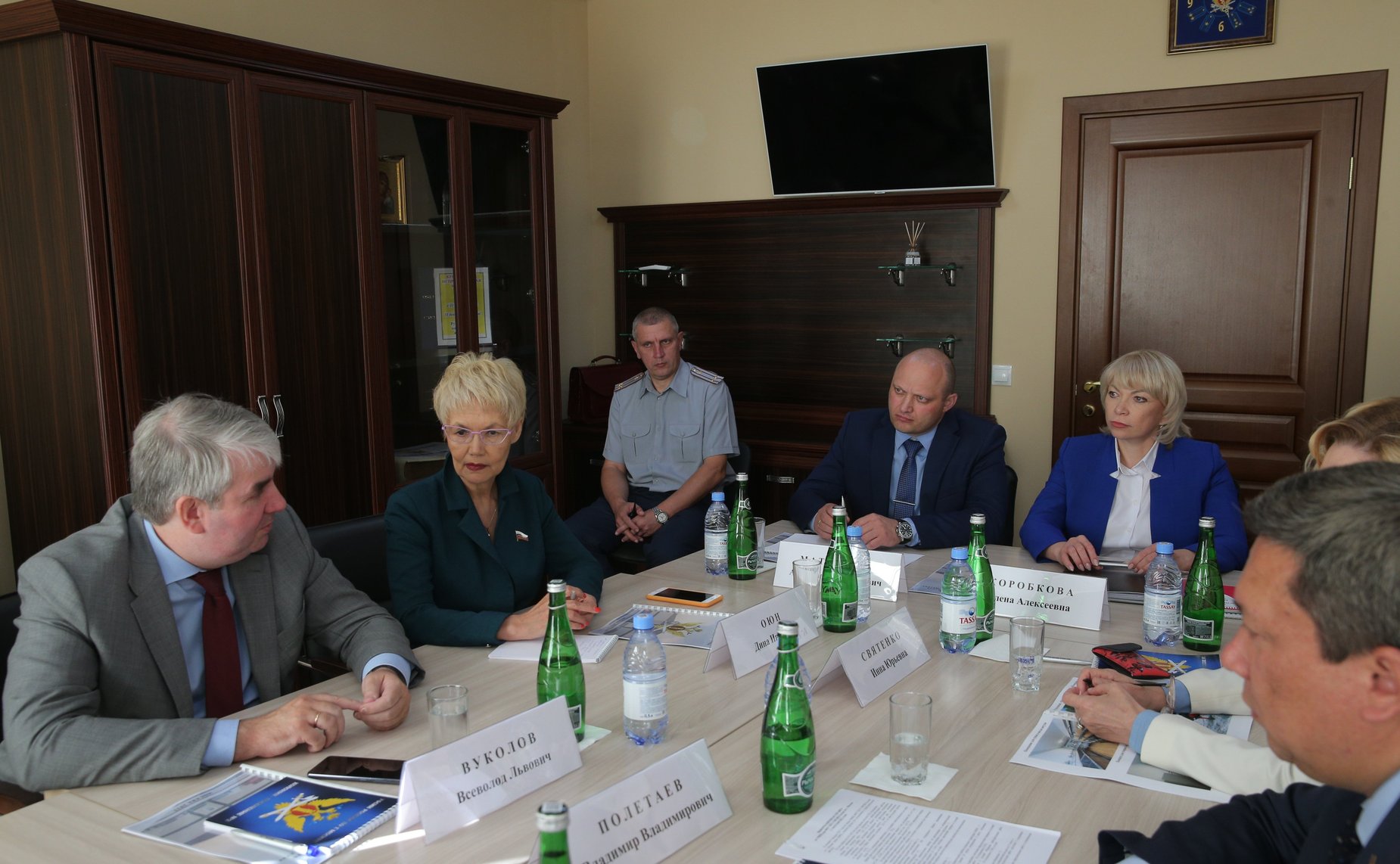 Посещения сенаторами РФ и представителями Минюста России участка, функционирующего как исправительный центр, при ФКУ Колония-поселение № 2 УФСИН России по г. Москве