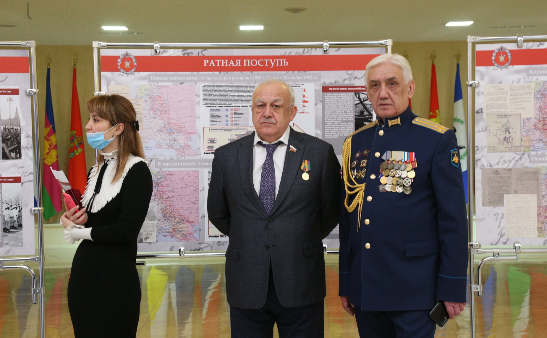 Открытие в Совете Федерации выставки Министерства обороны РФ