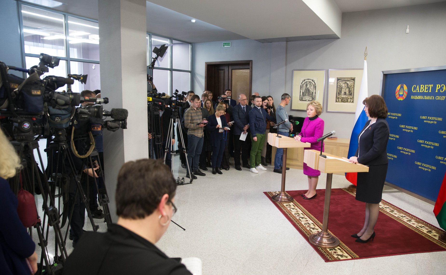 Официальный визит делегации Совета Федерации во главе с Председателем СФ Валентиной Матвиенко в Республику Беларусь