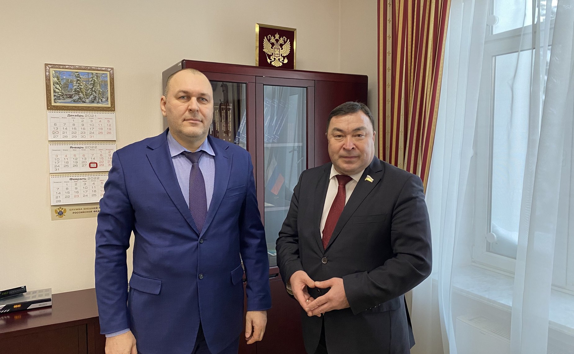 Александр Новьюхов принял участие в рабочей встрече с главным федеральным инспектором по Ханты-Мансийскому автономному округу – Югре Александром Постниковым