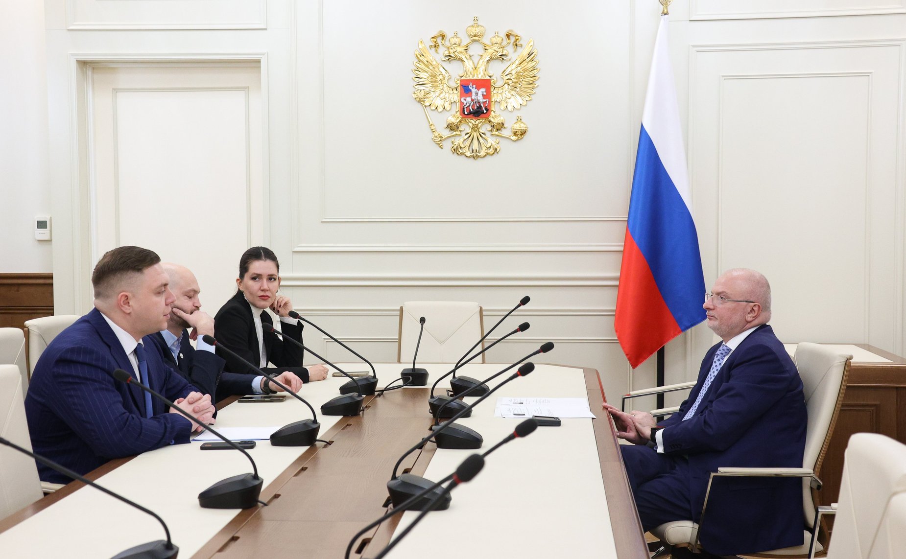 Встреча Андрея Клишаса с участниками конкурса «Лидеры России. Политика»