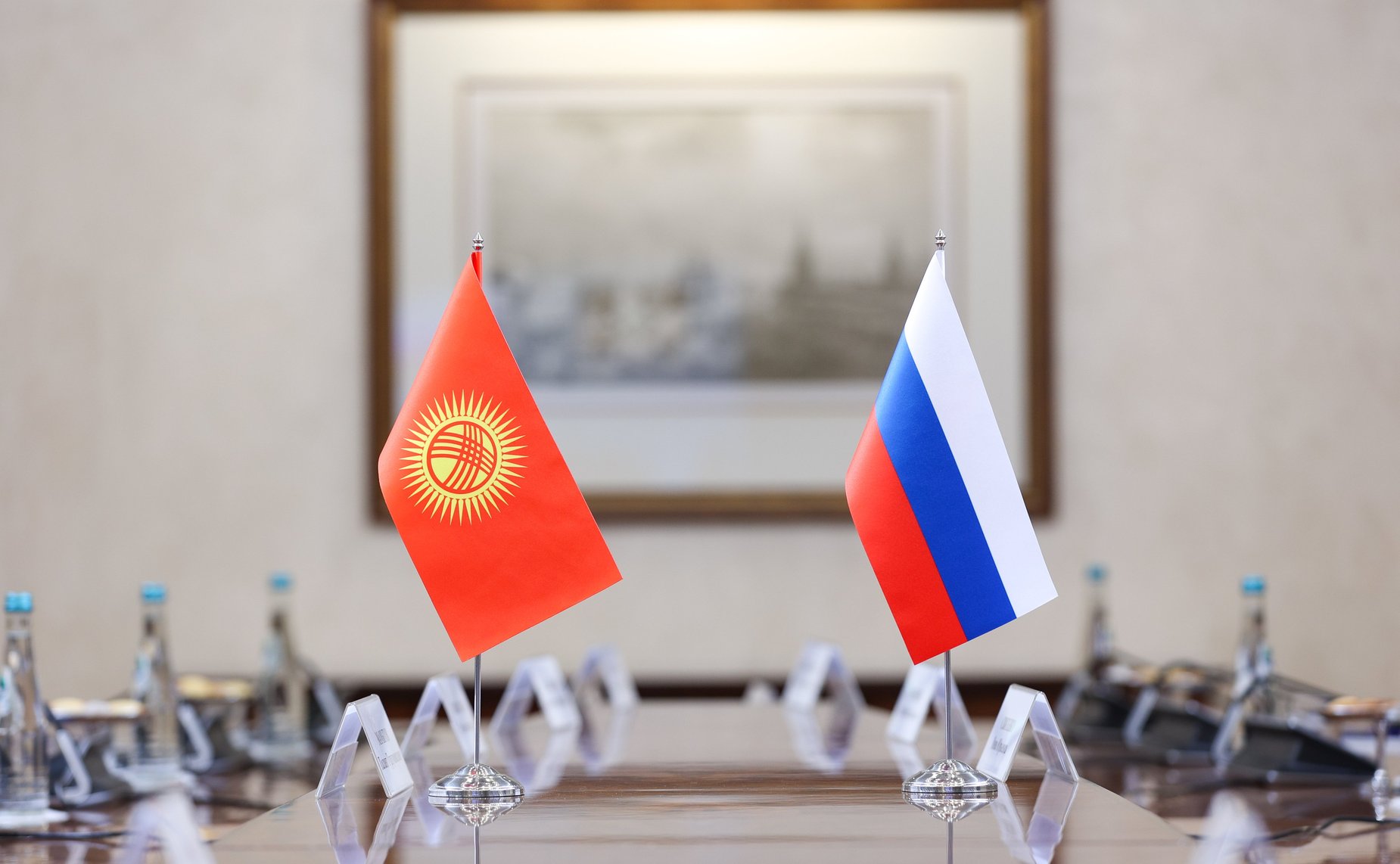 Валентина Матвиенко провела встречу с Председателем Жогорку Кенеша Киргизской Республики Марленом Маматалиевым