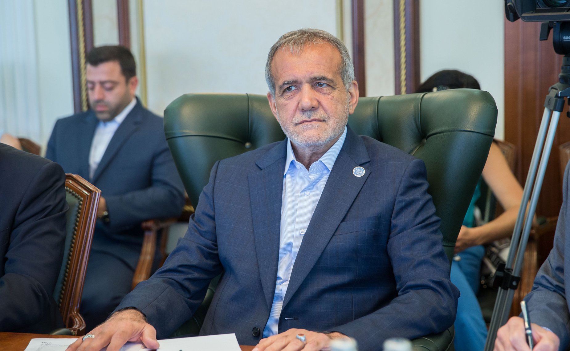 Встреча с первым заместителем Председателя Собрания исламского совета Исламской Республики Иран Масудом Пезешкианом