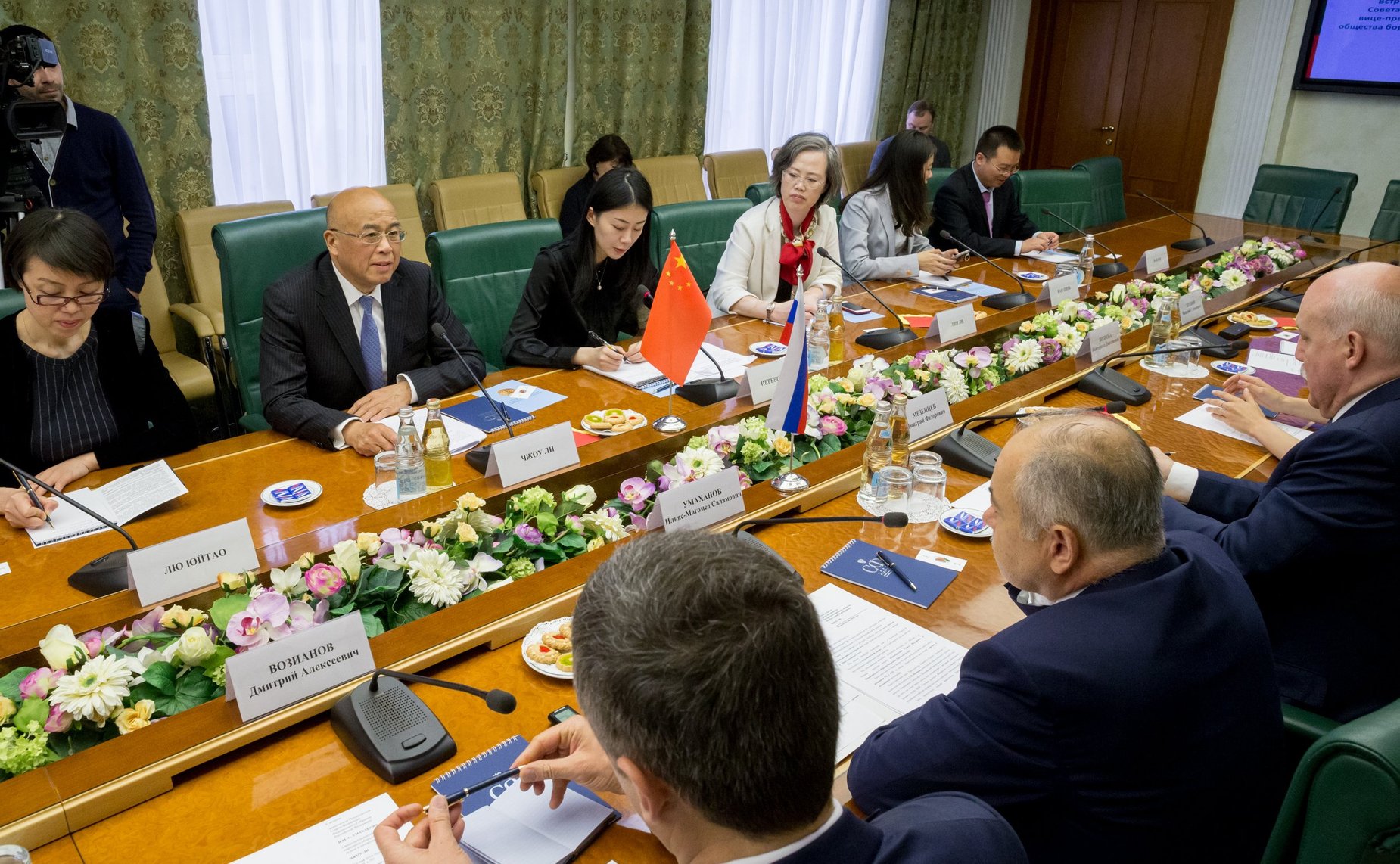 Встреча с вице-президентом Китайского народного общества борьбы за мир и разоружение