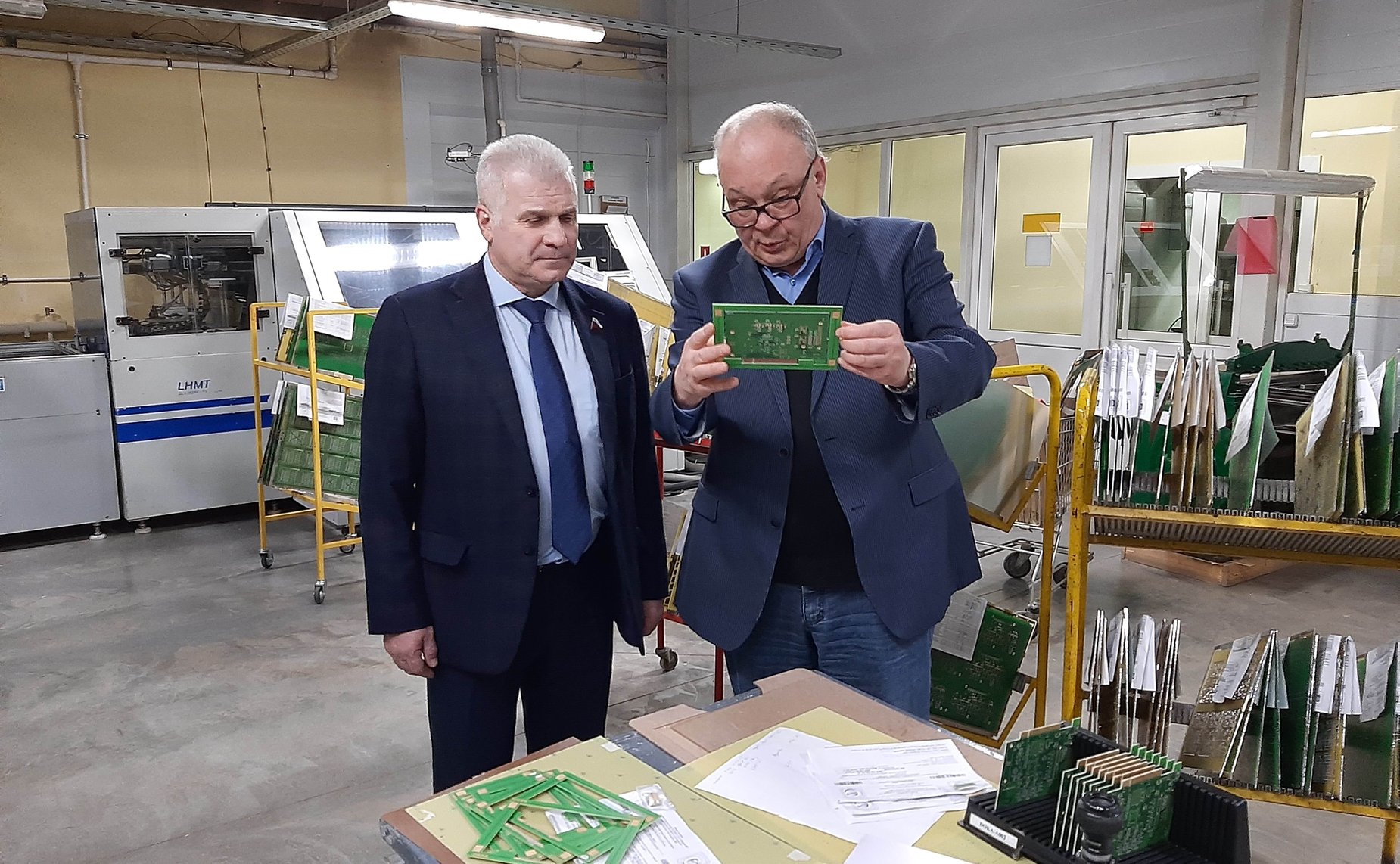 Сергей Мартынов посетил ведущее предприятие радиоэлектроники в Республике Марий Эл ООО «Технотех»