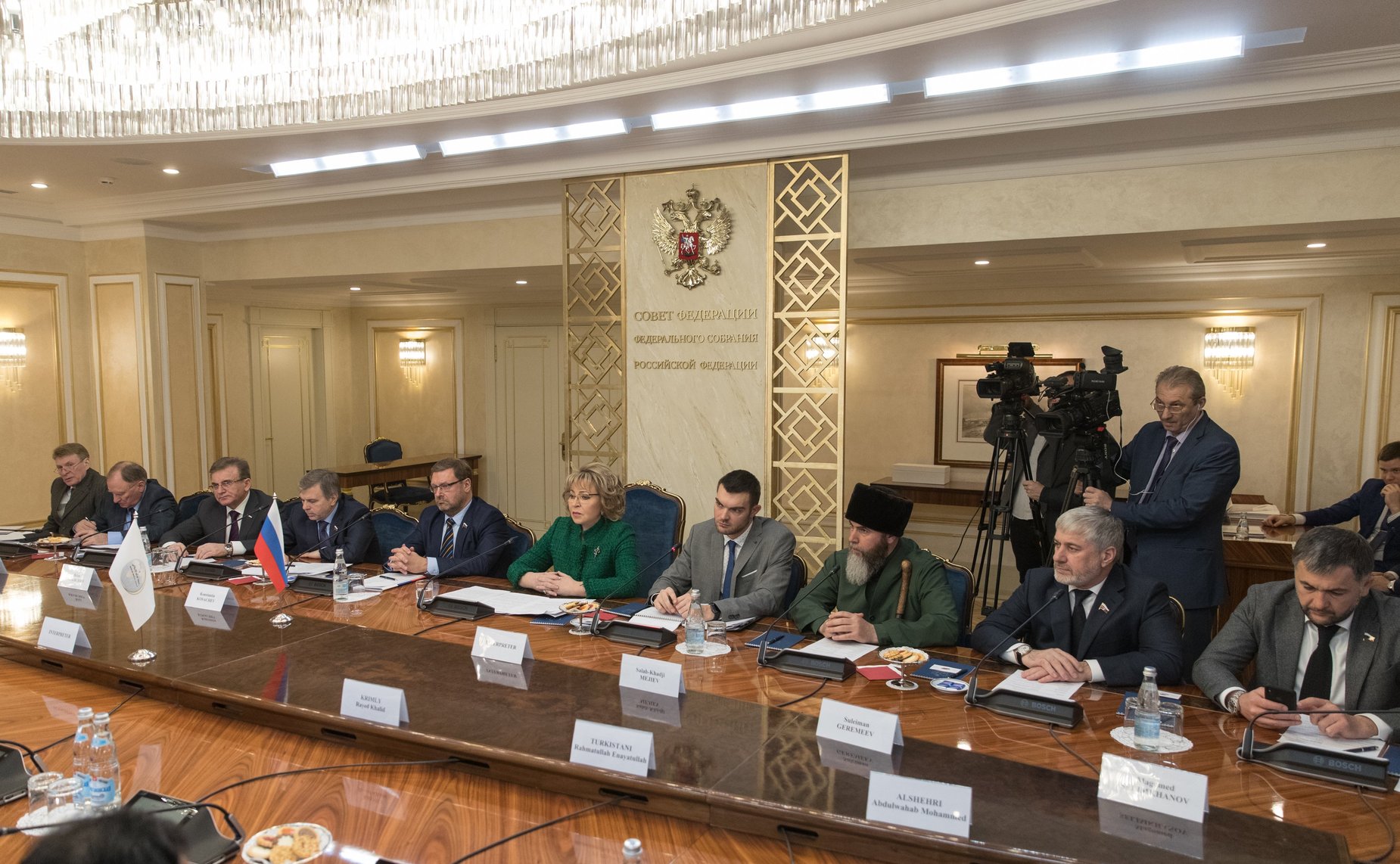 Встреча В. Матвиенко с Генеральным секретарем Всемирной исламской лиги