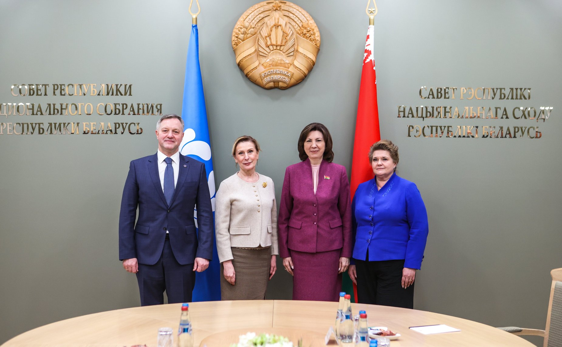 Встреча заместителя Председателя Совета Федерации Инны Святенко с Председателем Совета Республики Национального собрания Беларуси Натальей Кочановой
