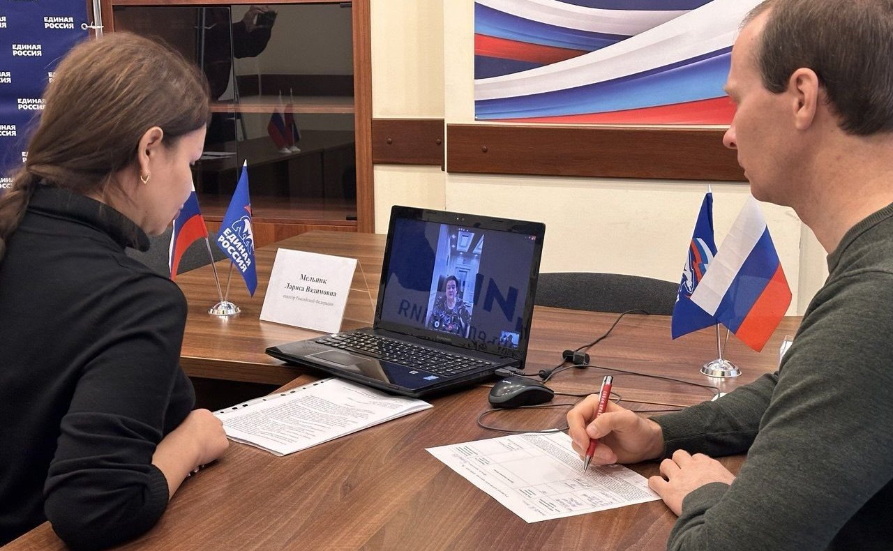 Лариса Мельник провела личный прием севастопольцев в режиме онлайн