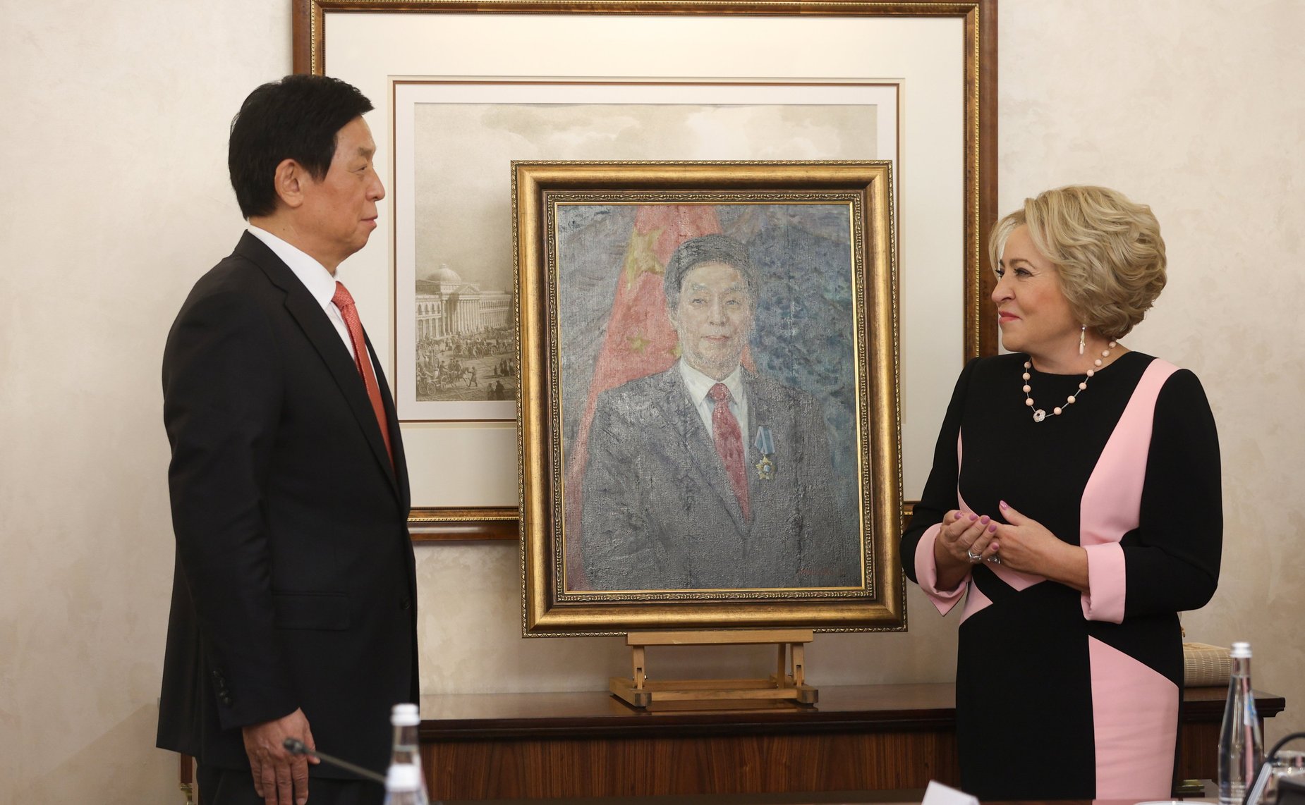 Встреча Председателя Совета Федерации Валентины Матвиенко с Председателем Постоянного комитета Всекитайского собрания народных представителей КНР Ли Чжаньшу