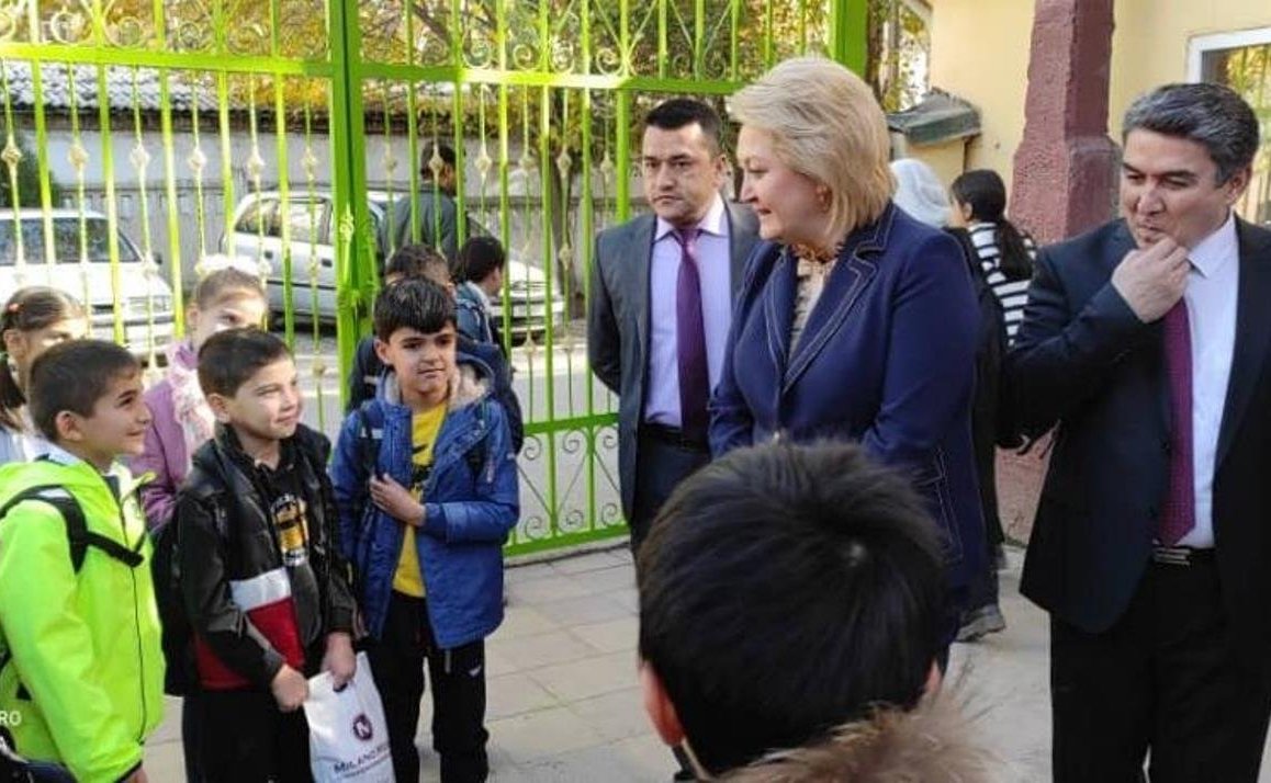 Сенаторы РФ в ходе визита делегации Совета Федерации в Республику Таджикистан посетили общеобразовательную школу