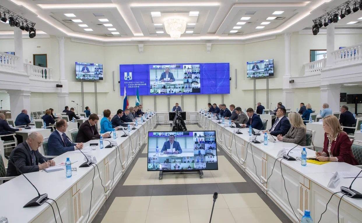 Андрей Хапочкин выступил на заседании правительства Сахалинской области