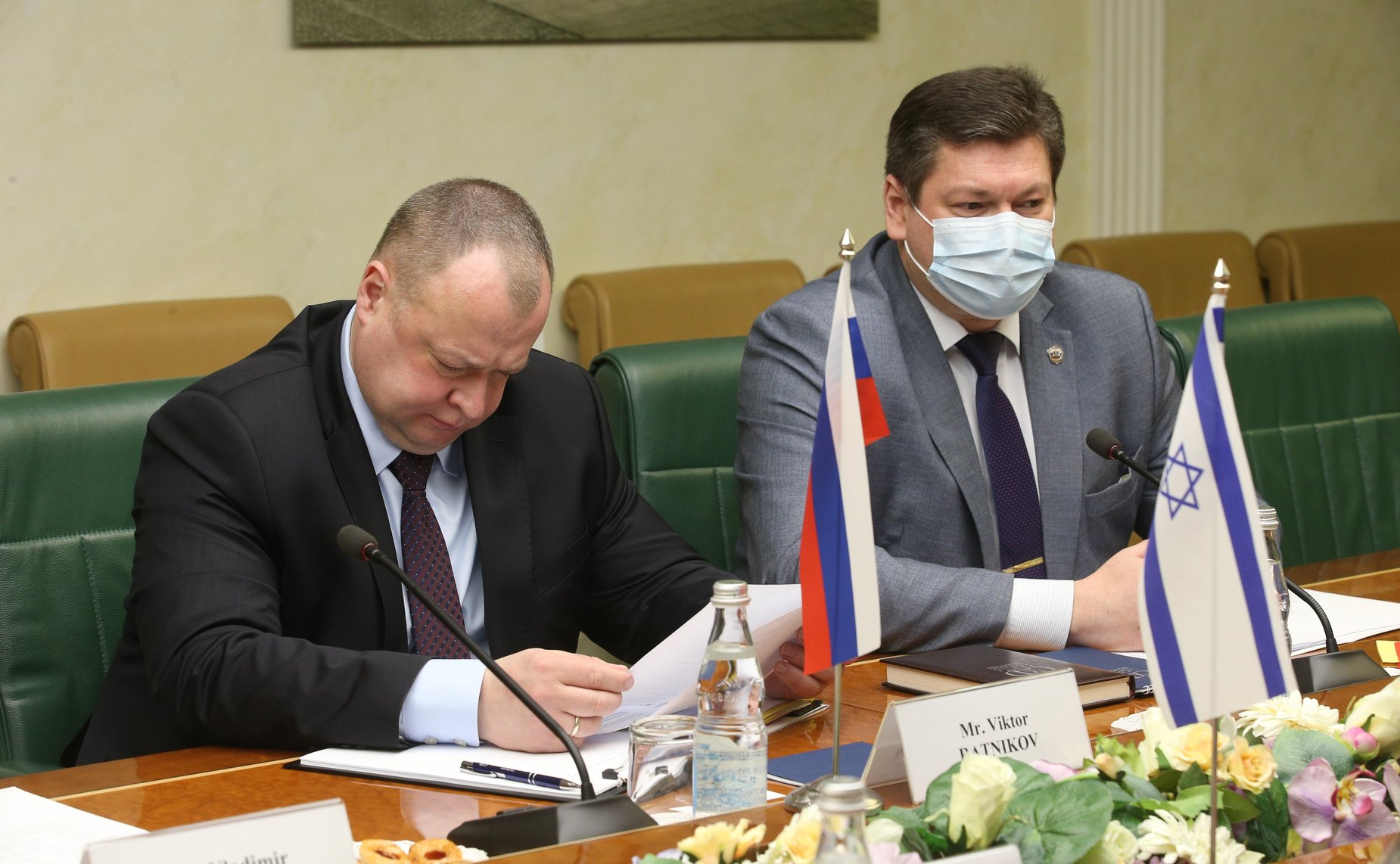 Встреча первого заместителя председателя Комитета СФ по международным делам Владимира Джабарова и членов Комитета СФ по обороне и безопасности с делегацией Колледжа национальной безопасности Армии обороны Государства Израиль