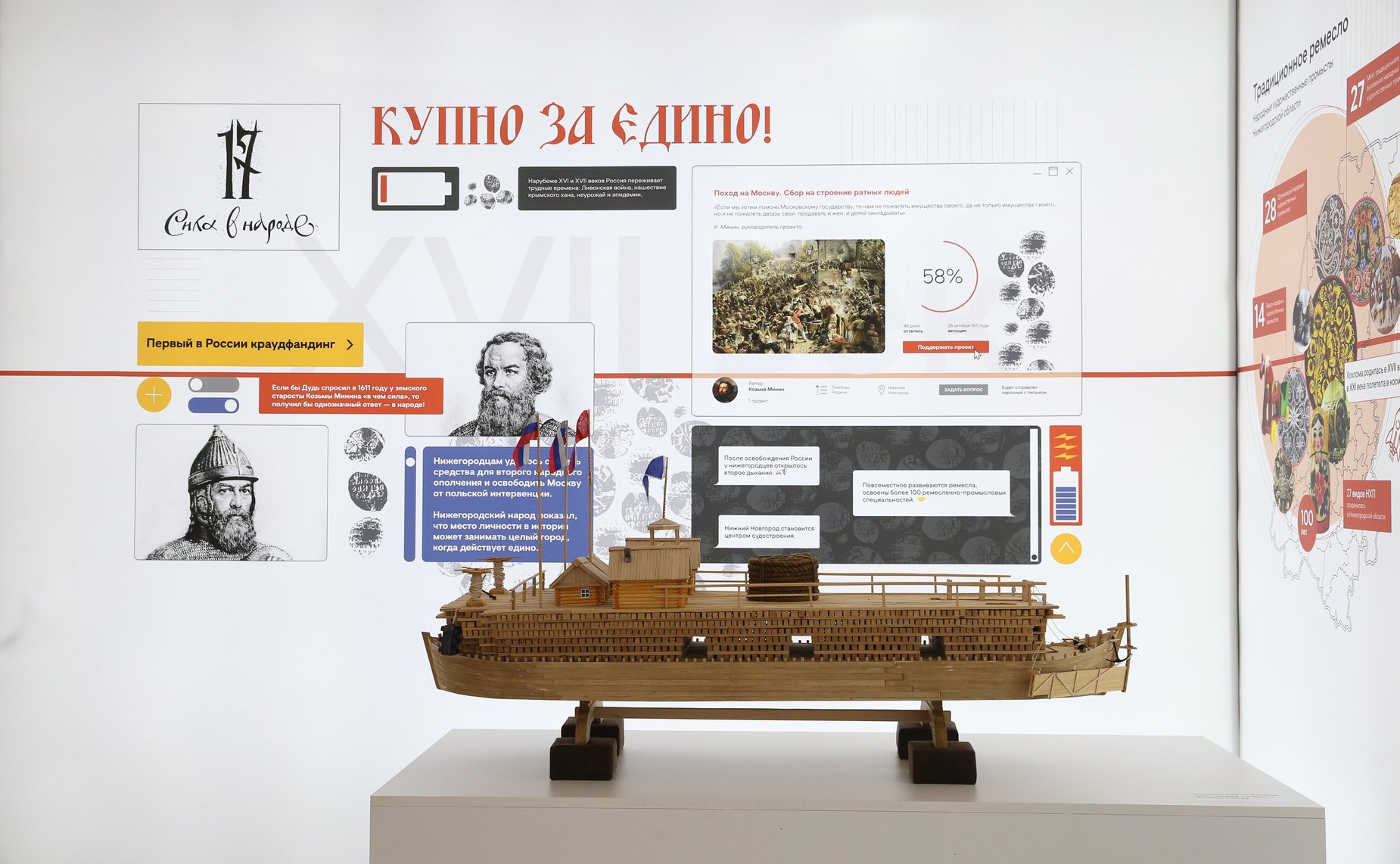 Председатель Совета Федерации Валентина Матвиенко и губернатор Нижегородской области Глеб Никитин осмотрели выставку, на которой представлены инновационные проекты и перспективы развития региона