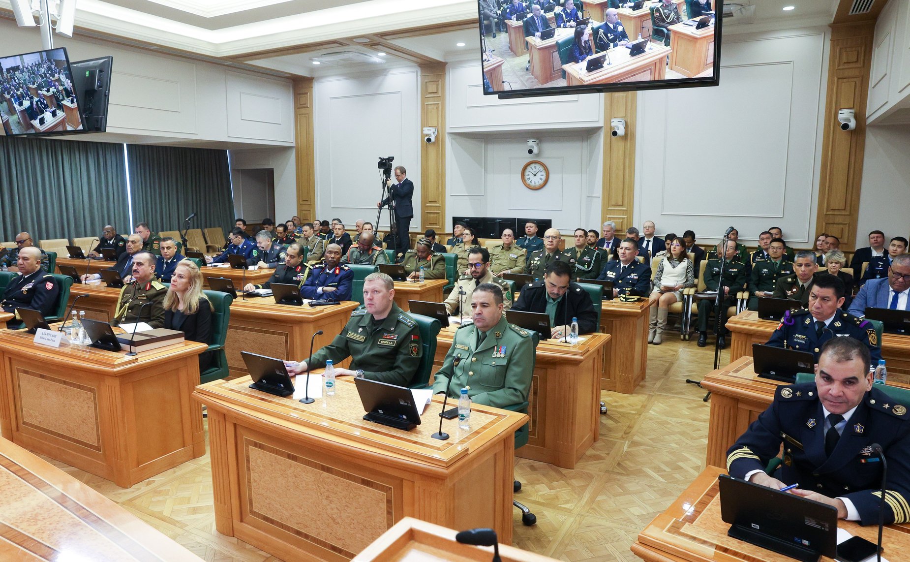Брифинг для военных атташе иностранных государств, аккредитованных в Российской Федерации