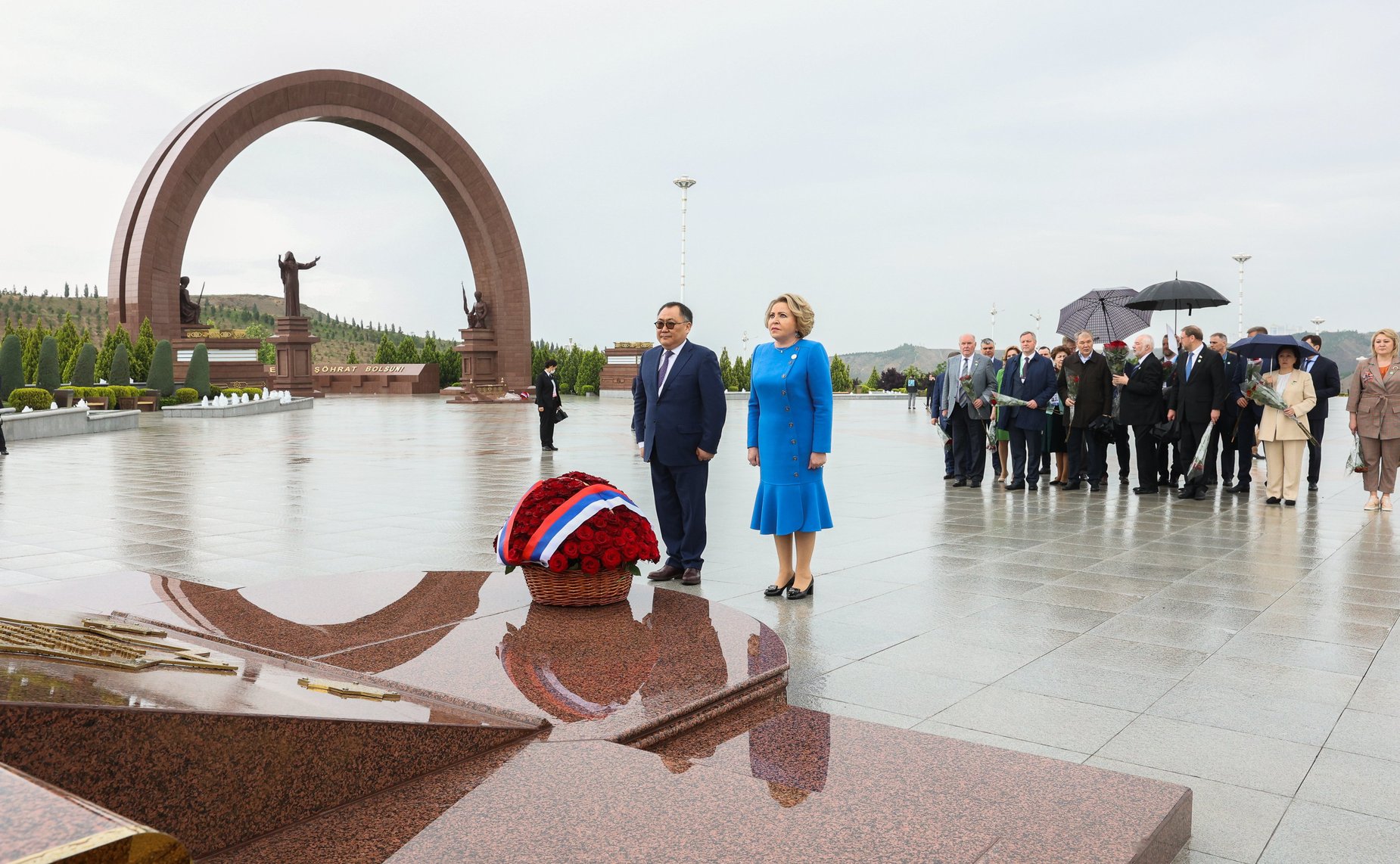 Рабочий визит делегации Совета Федерации во главе с Валентиной Матвиенко в Туркменистан