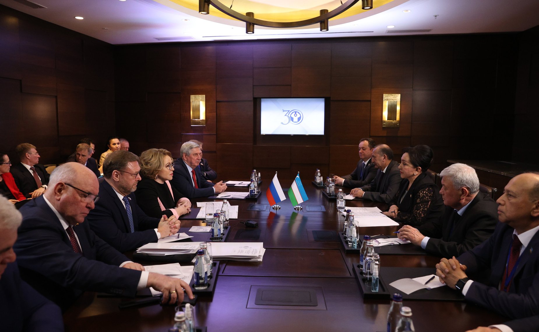 Встреча Председателя Совета Федерации Валентины Матвиенко с Председателем Сената Олий Мажлиса Республики Узбекистан Танзилой Нарбаевой