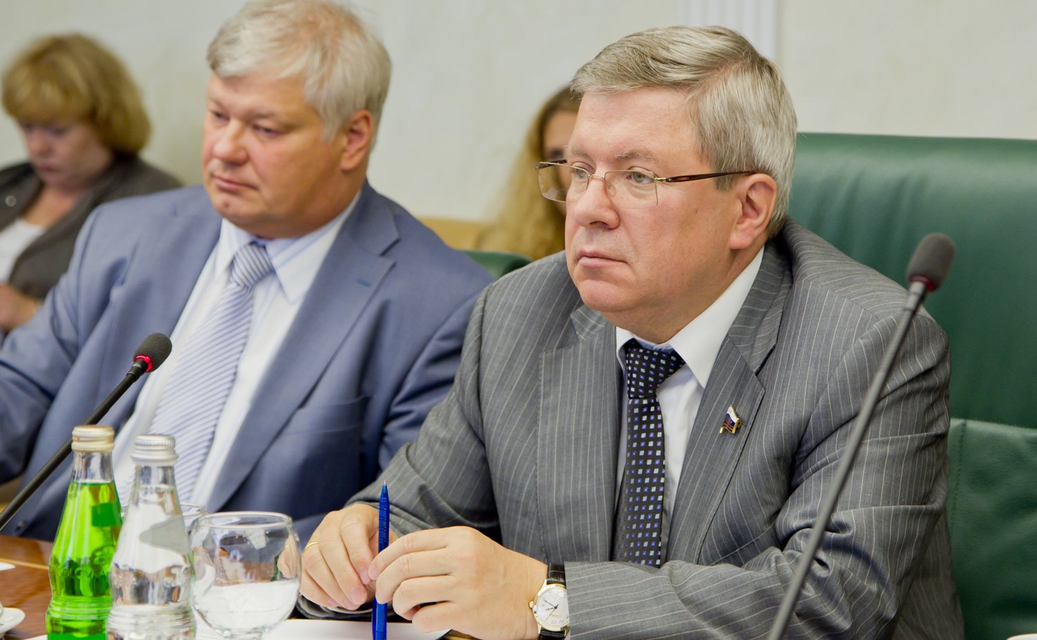 Встреча заместителя Председателя СФ А. Торшина с Чрезвычайным и Полномочным послом Монголии в России Ш. Алтангэрэлом