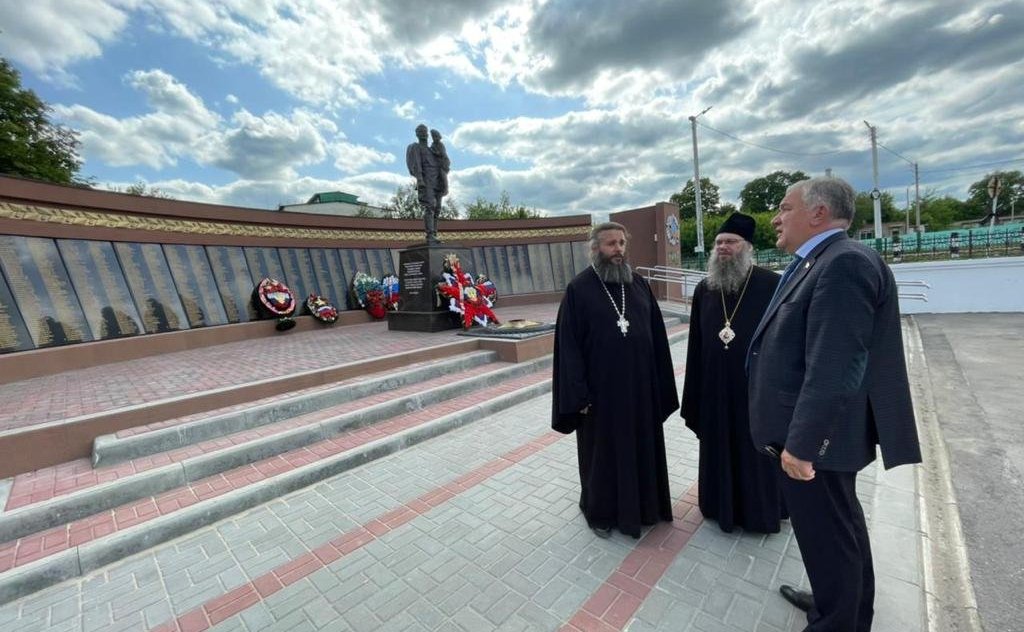 Михаил Белоусов встретился с представителями Тамбовской митрополии Русской Православной Церкви в здании Тамбовской духовной семинарии