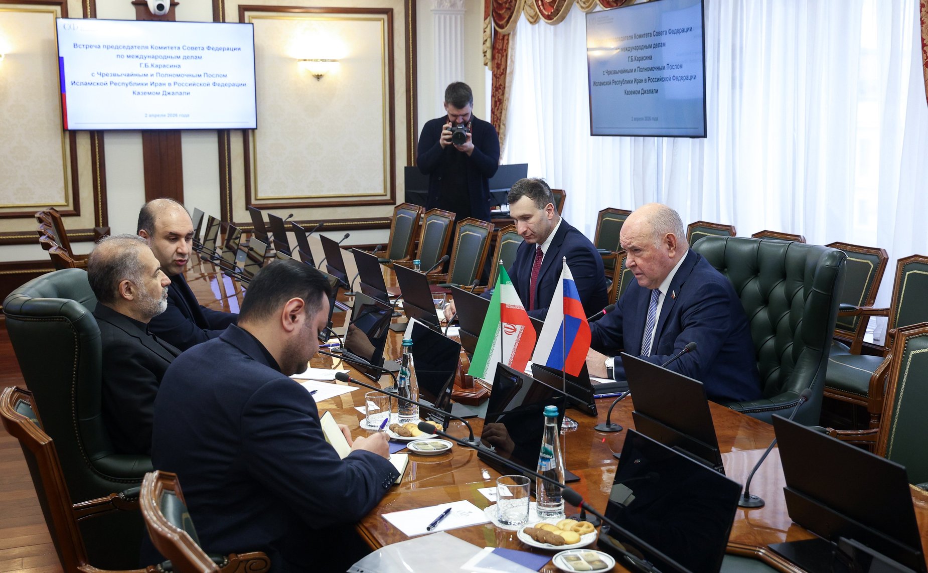 Встреча Григория Карасина с Чрезвычайным и Полномочным Послом Исламской Республики Иран в Российской Федерации