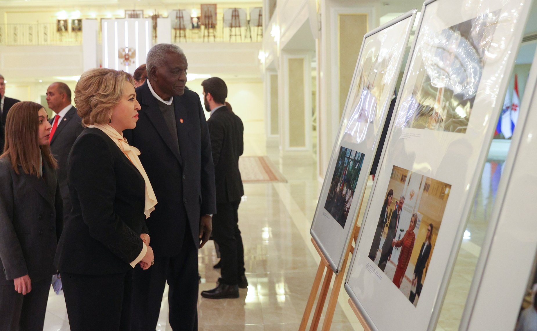 Встреча Председателя Совета Федерации Валентины Матвиенко с Председателем Национальной ассамблеи народной власти и Государственного Совета Республики Куба Эстебаном Ласо Эрнандесом