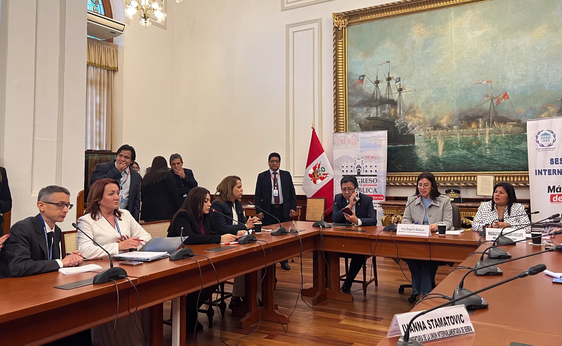 Айрат Гибатдинов и Наталья Кувшинова приняли участие в заседаниях парламентских комиссий в рамках 11-й Всемирной конференции молодых парламентариев МПС