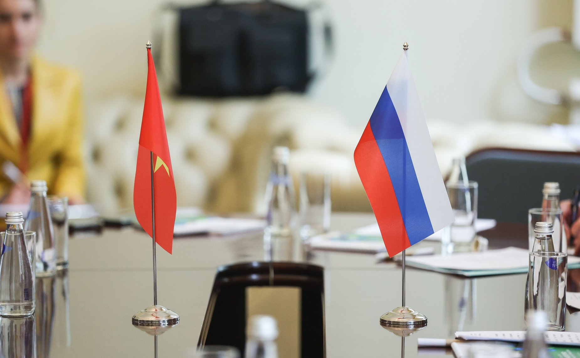 Встреча Андрея Яцкина с заместителем Председателя Национального собрания Социалистической Республики Вьетнам, руководителем группы дружбы Вьетнам – Россия в Нацсобрании Вьетнама Нгуен Кхак Динем